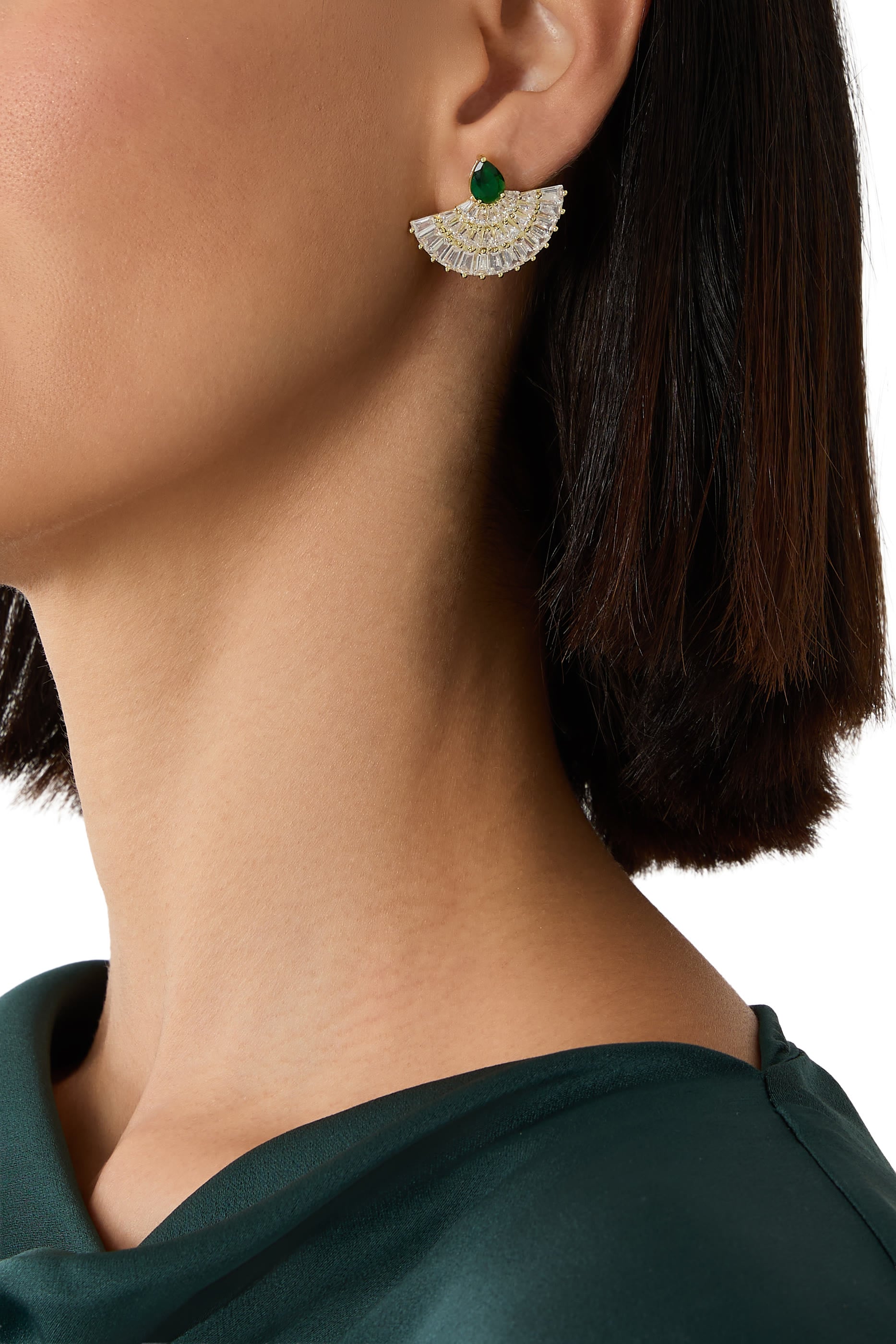 Freya Fan Stud Earrings