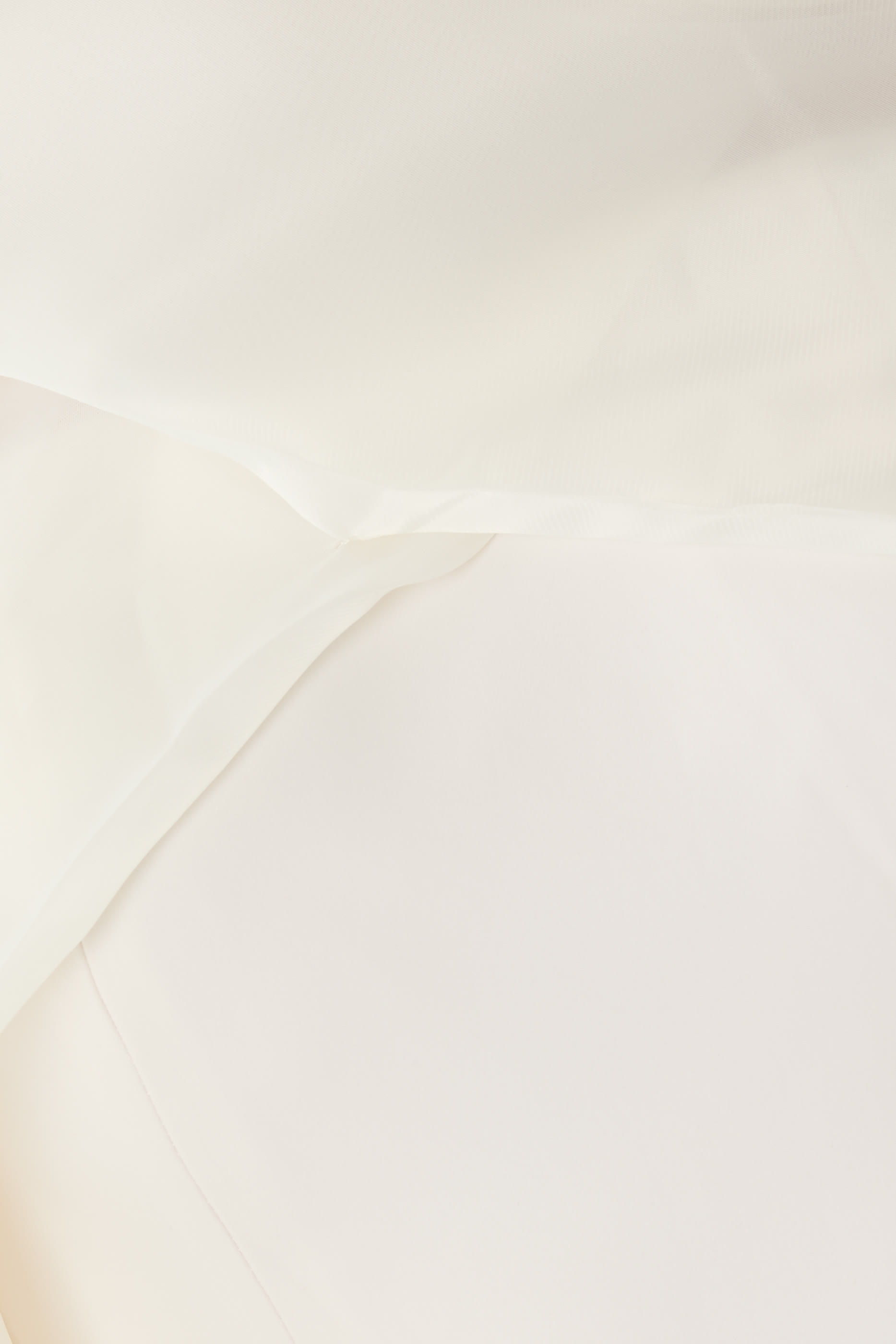 Crepe-Organza Dress