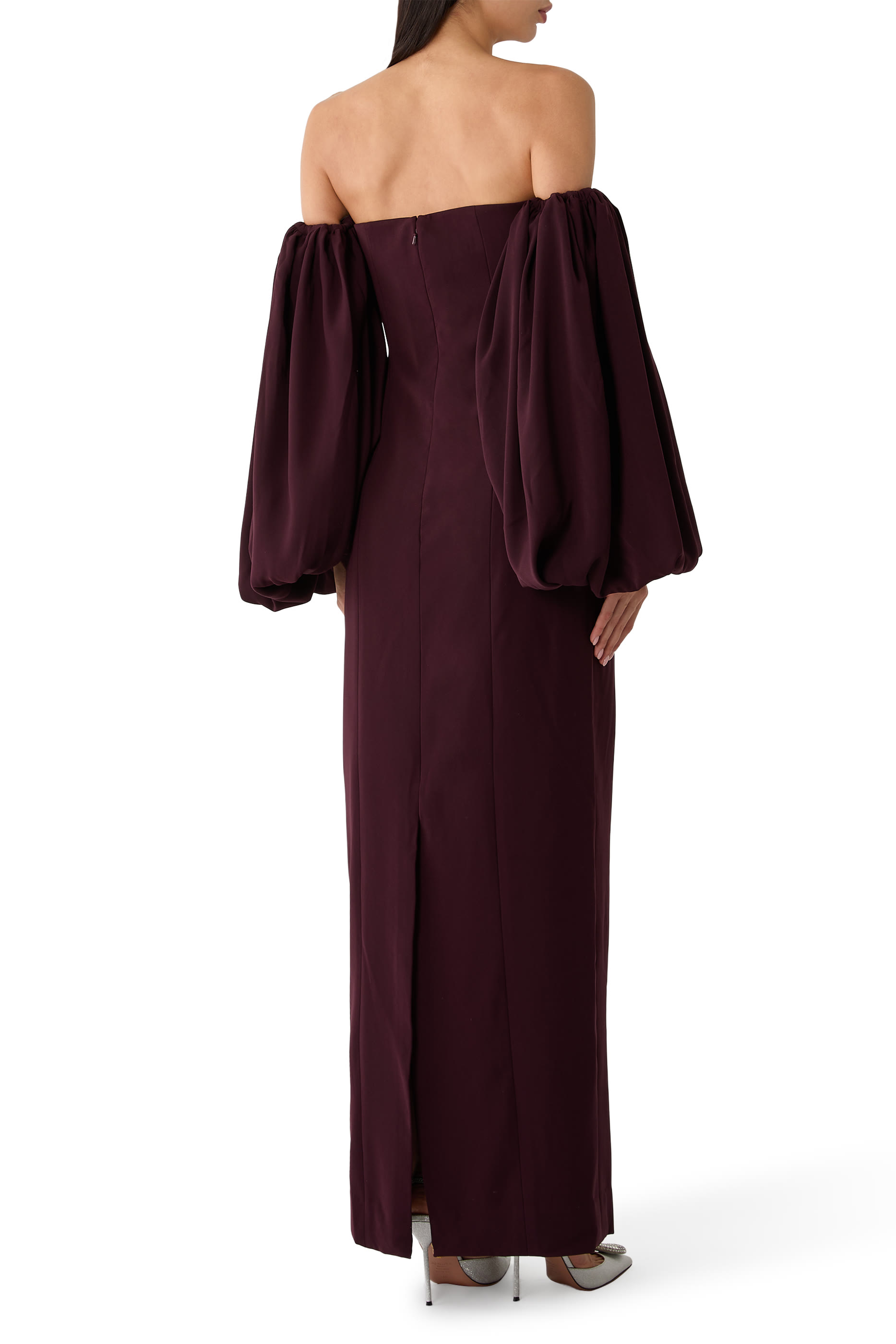 Signature Balloon Sleeve Gown