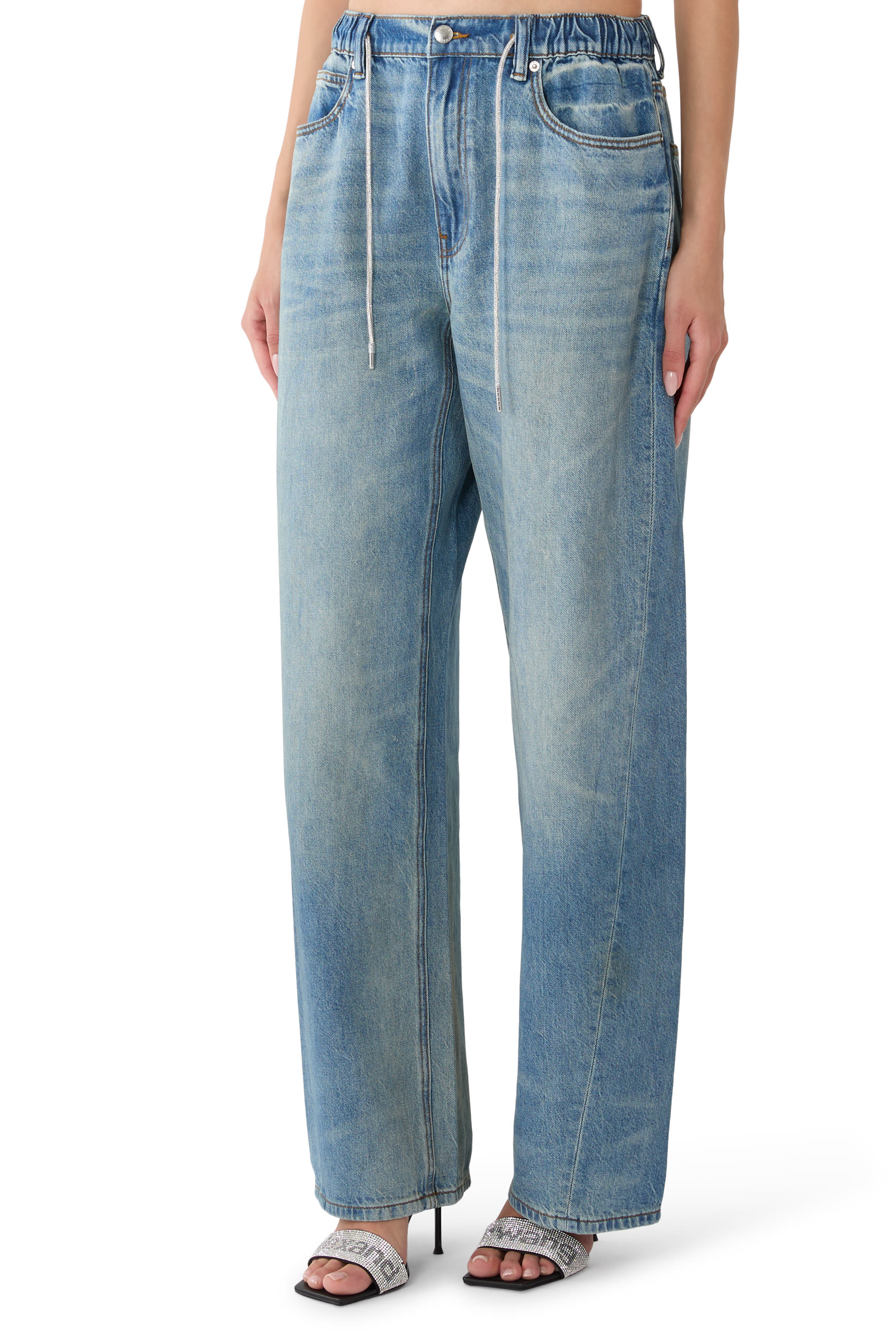  Balloon Joggers with Crystal Drawcord