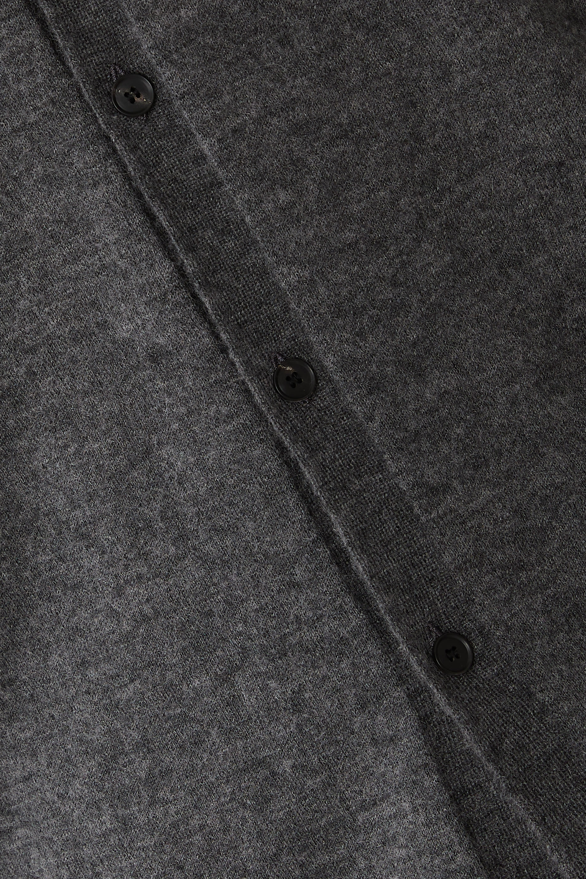 High-Gauge Soft Cashmere Knit Shirt Cardigan