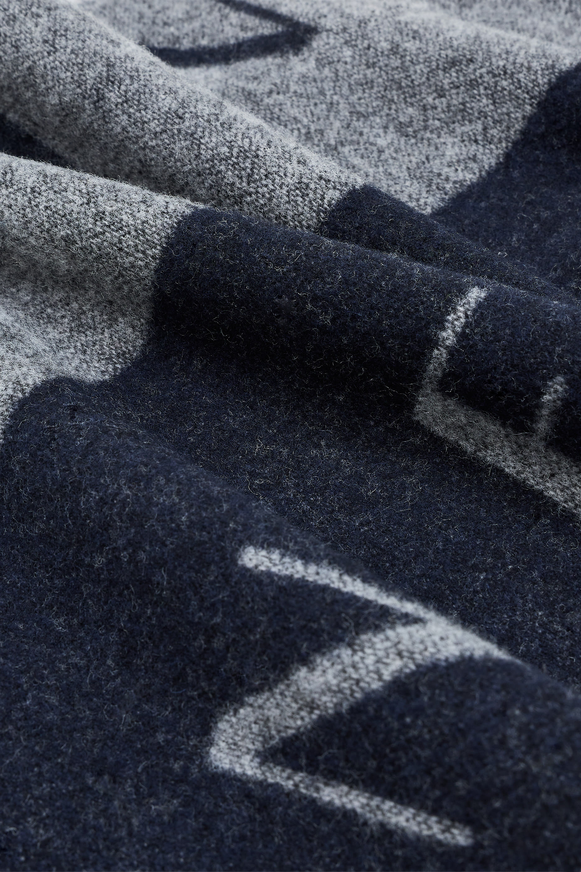 AX Logo Two-Tone Scarf