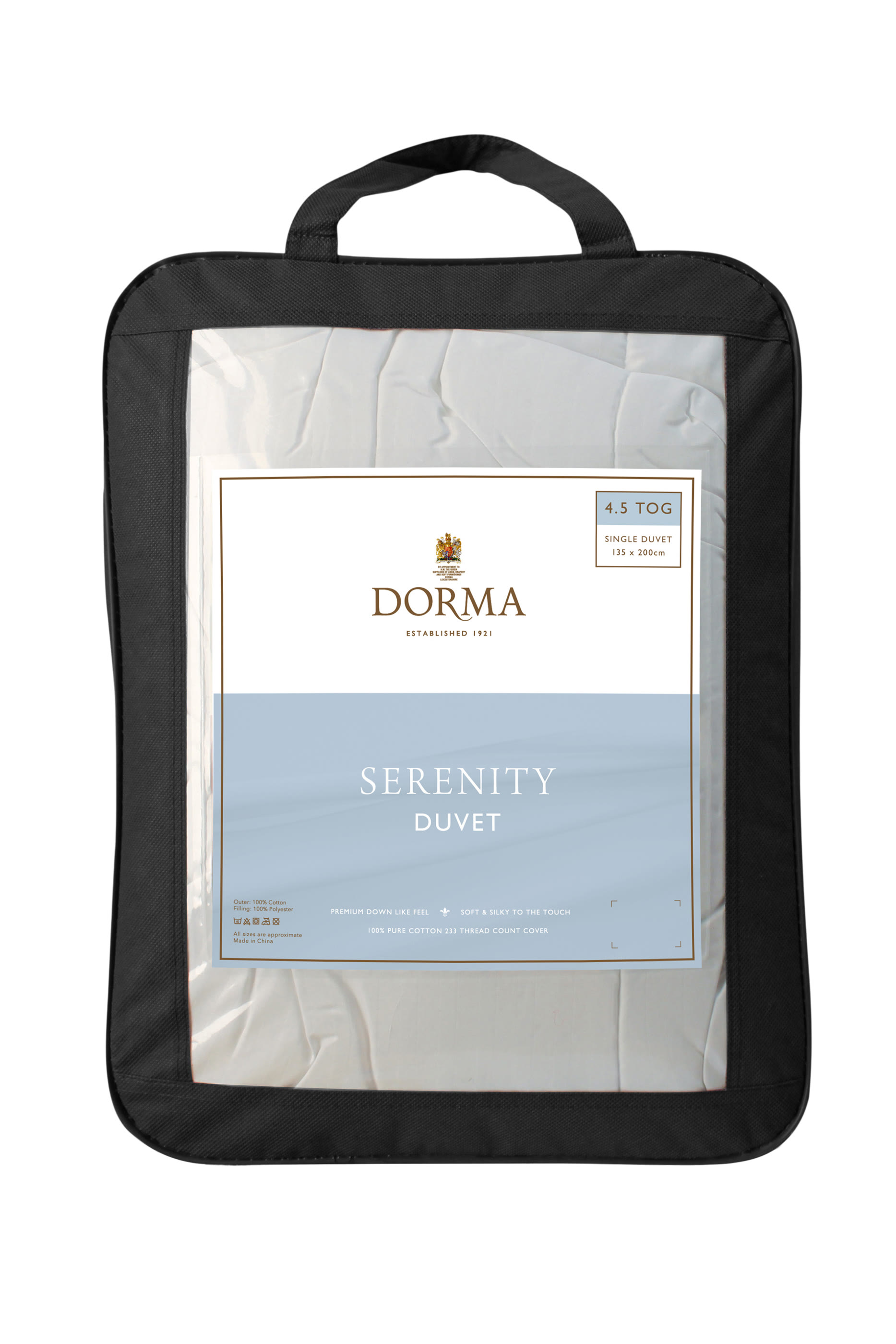 Serenity Soft Like Down 10.5 Tog Duvet