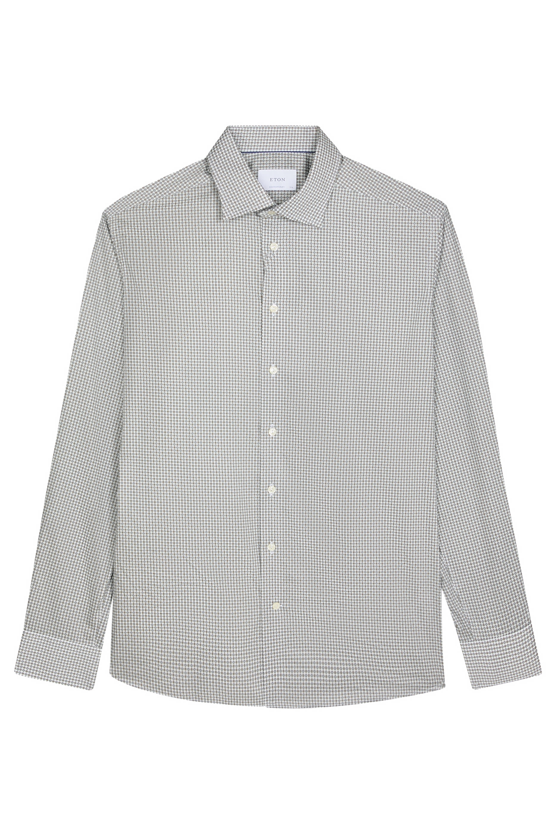 Micro Print Dress Shirt