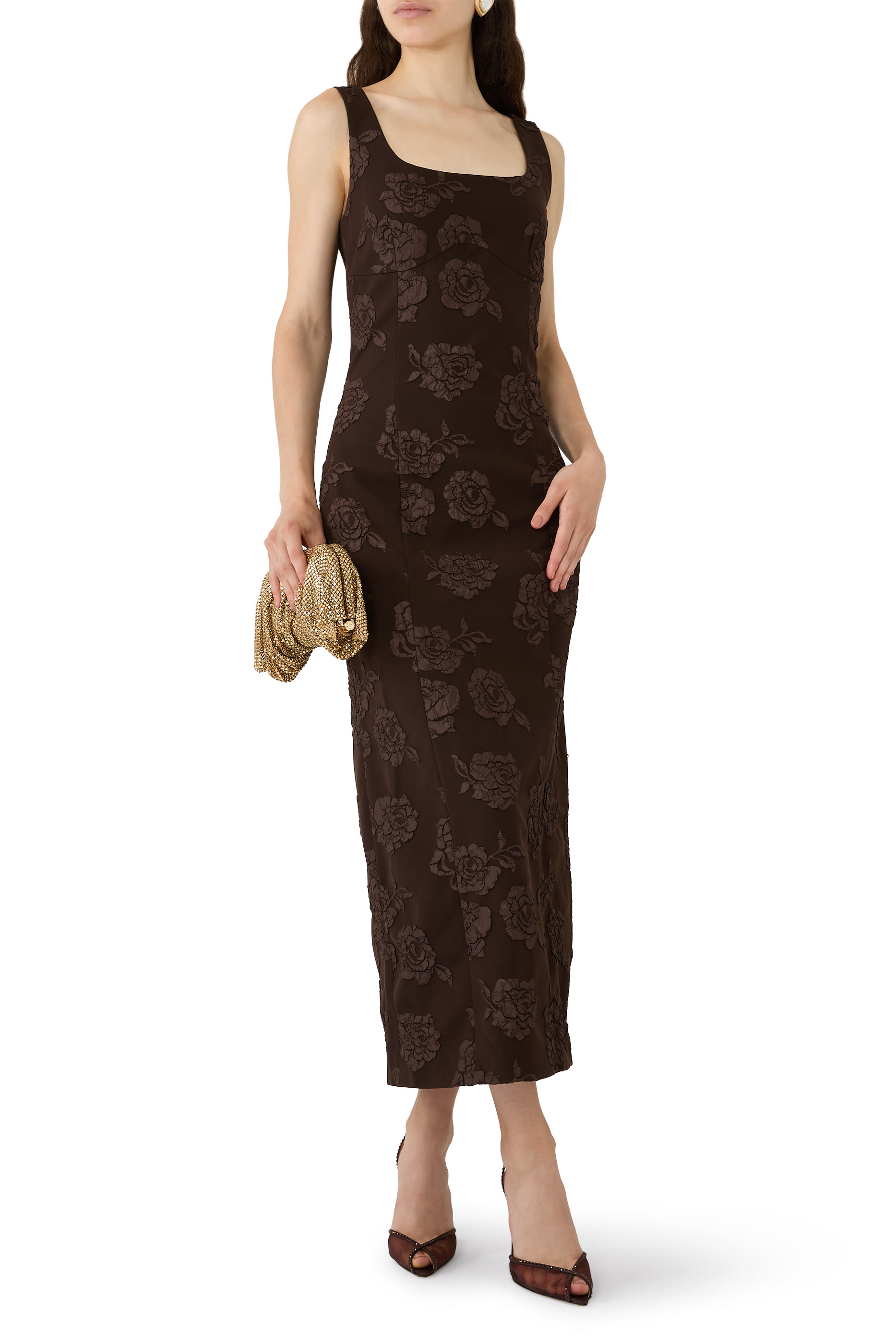 Jacquard Sleeveless Dress