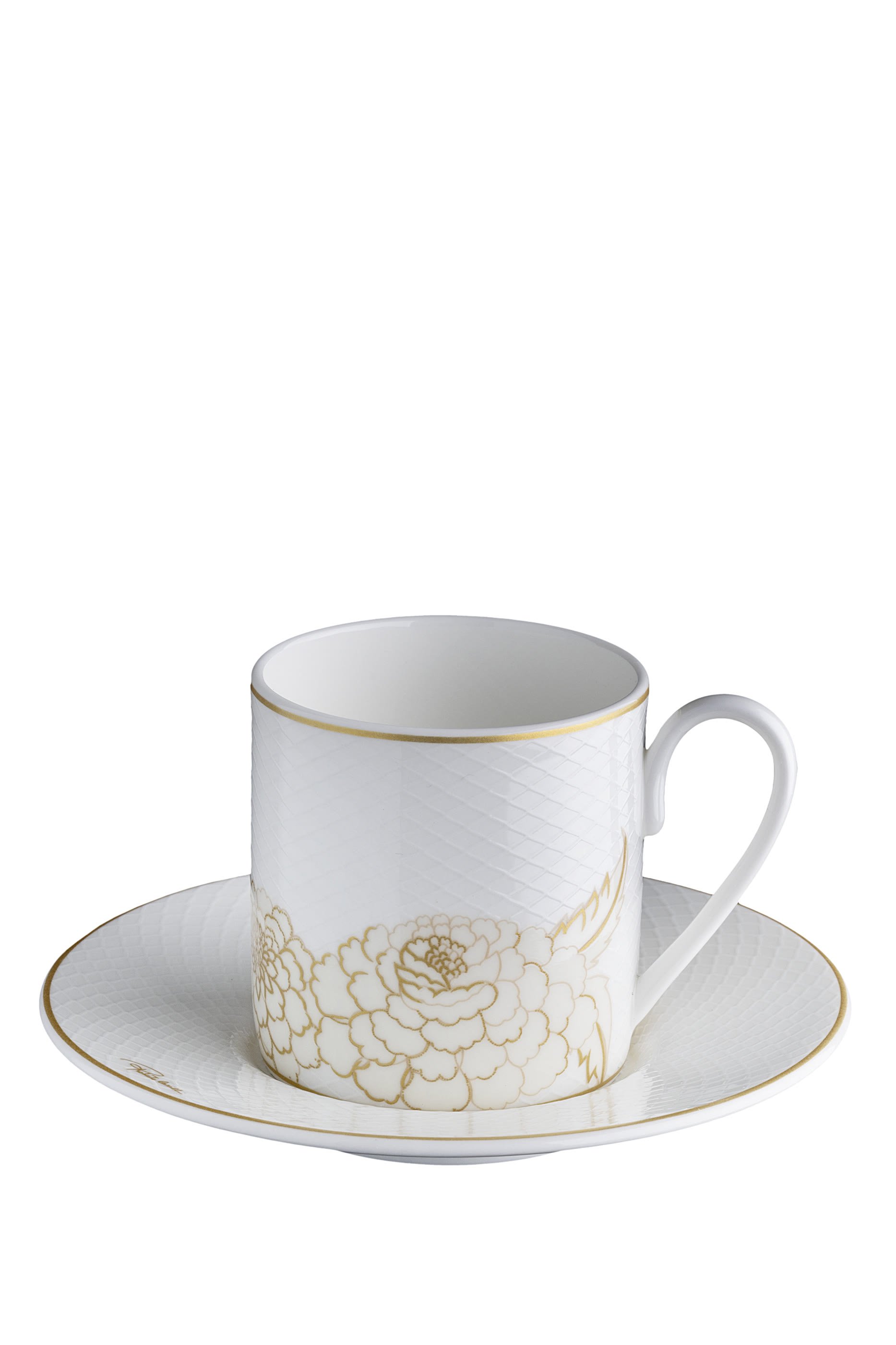 Blooming Roses Coffee Cup & Saucer
