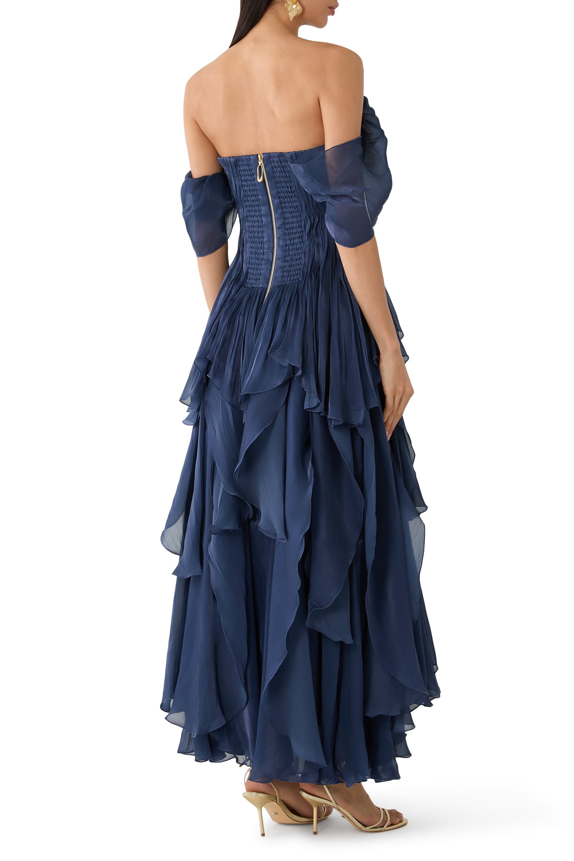 Lyra Off-Shoulder Gown