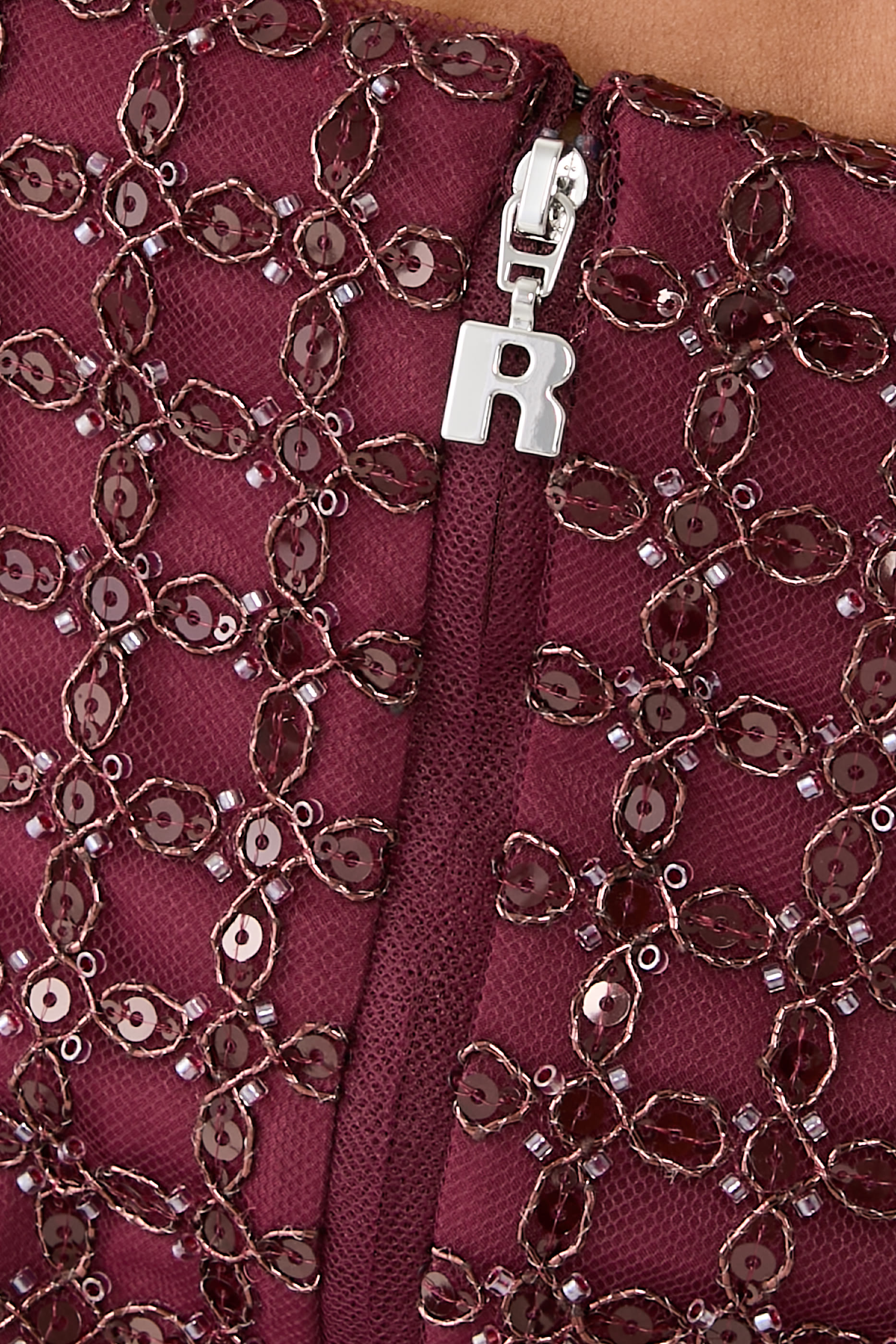 Beaded Maxi Tube Dress