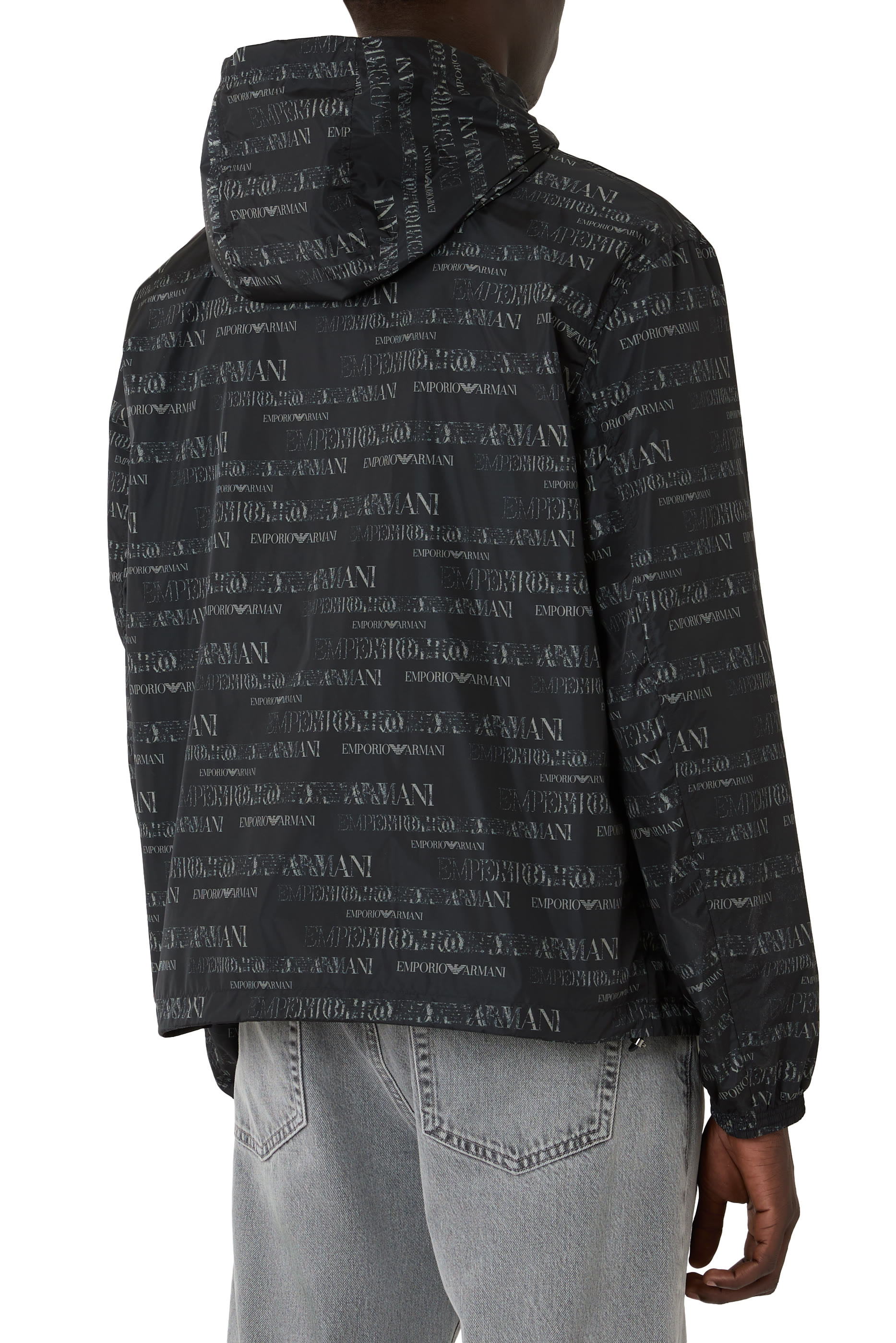 Hooded Blouson Zip Jacket
