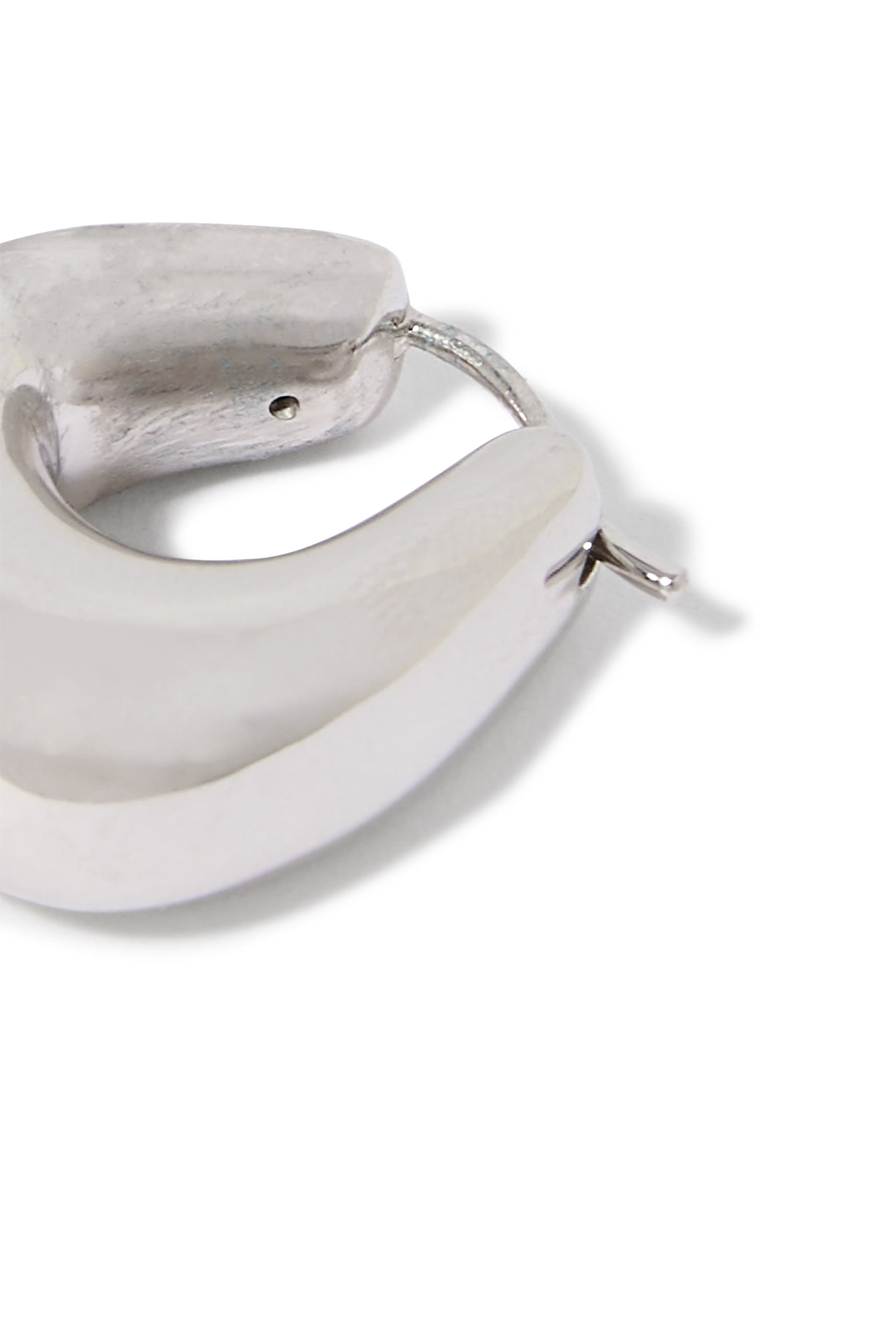 Sculptural Chubby Small Hoop Earrings