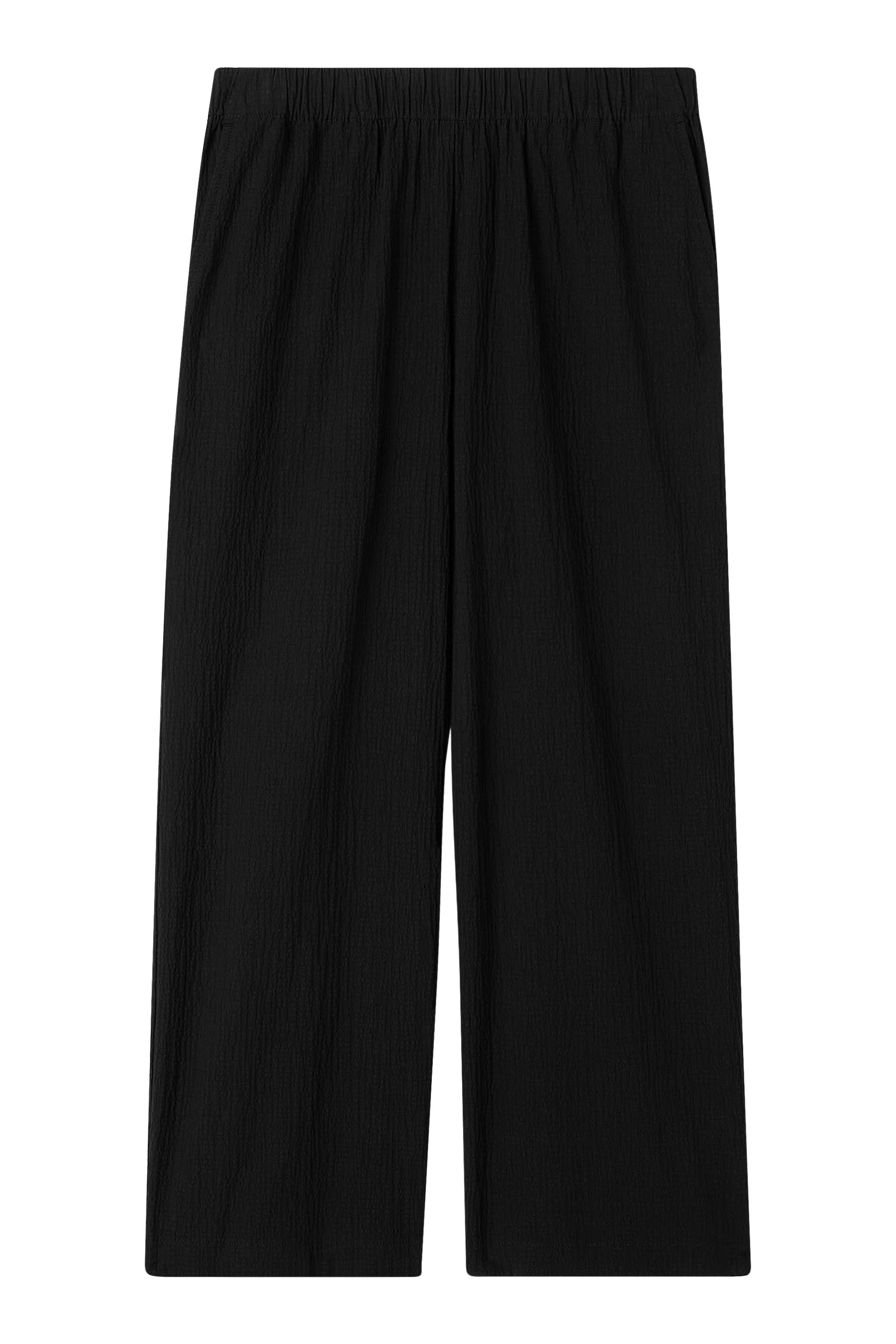Doubleweave Wide-Leg Pants