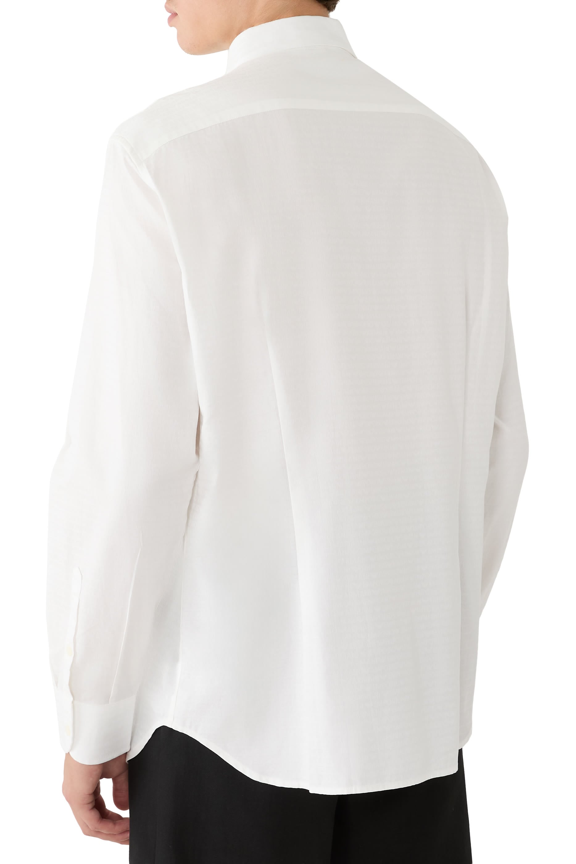  All-Over Jacquard Logo Shirt