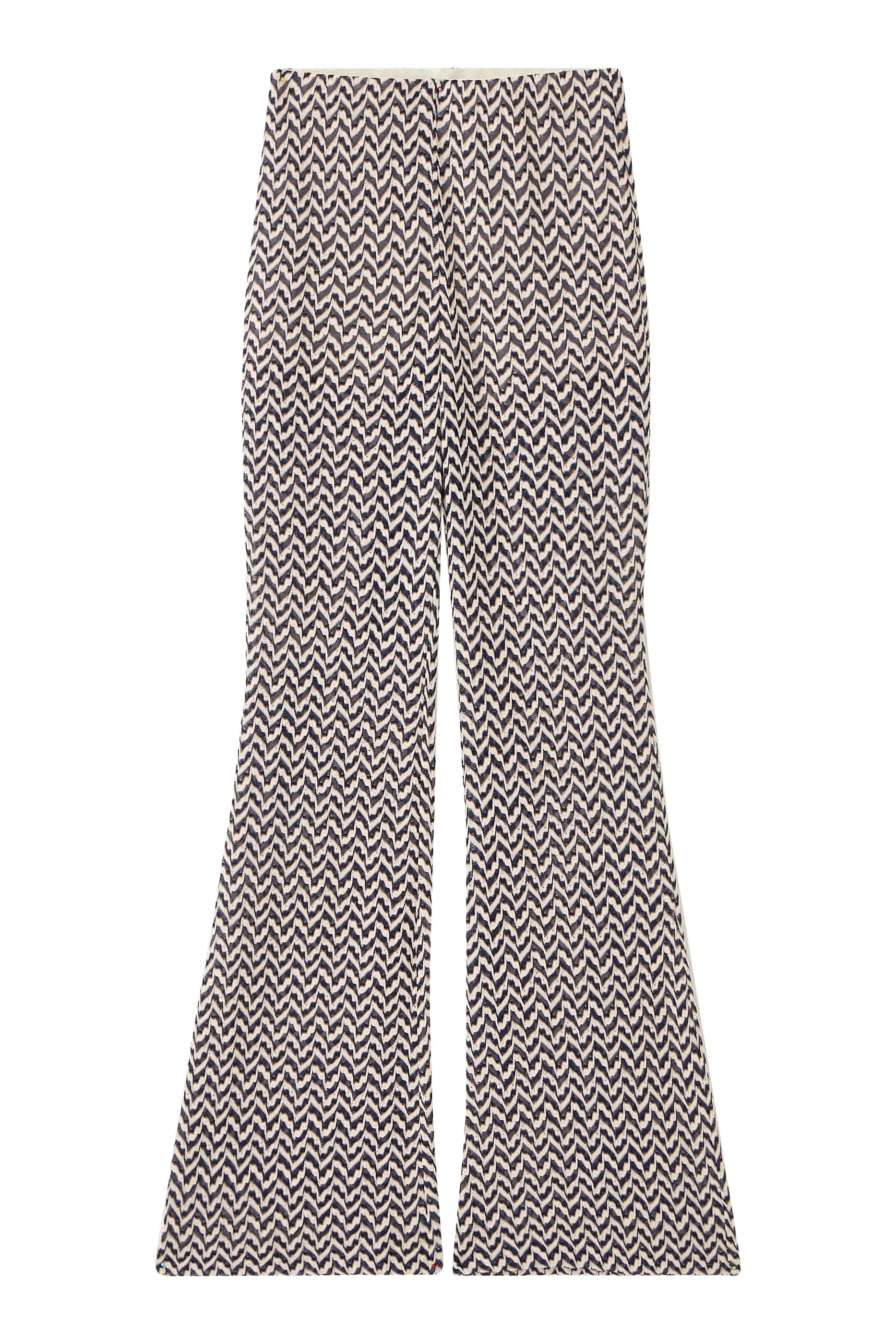 Chevron Rachel Flared Pants