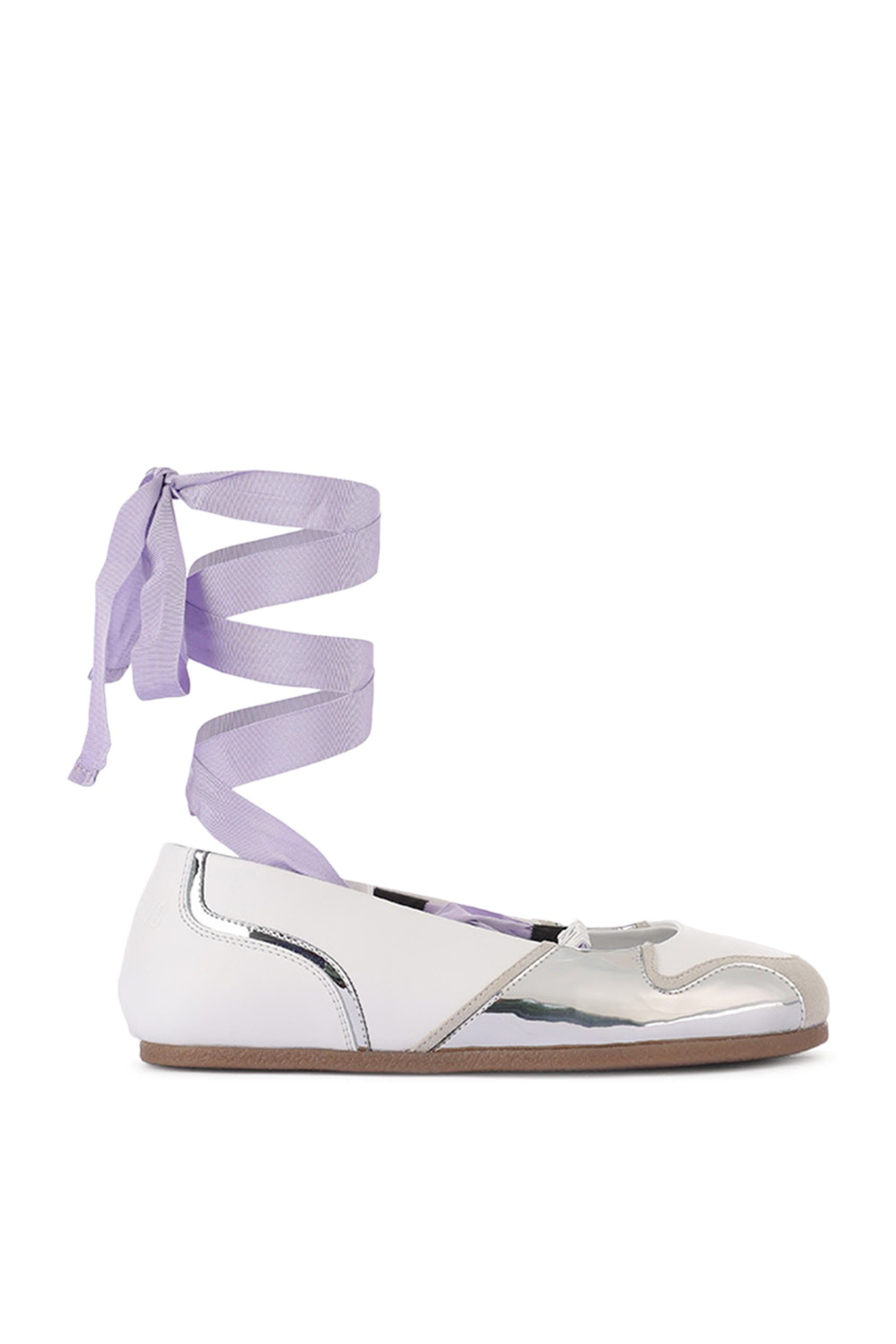 Mirror Effect Details Ballet Flats 10