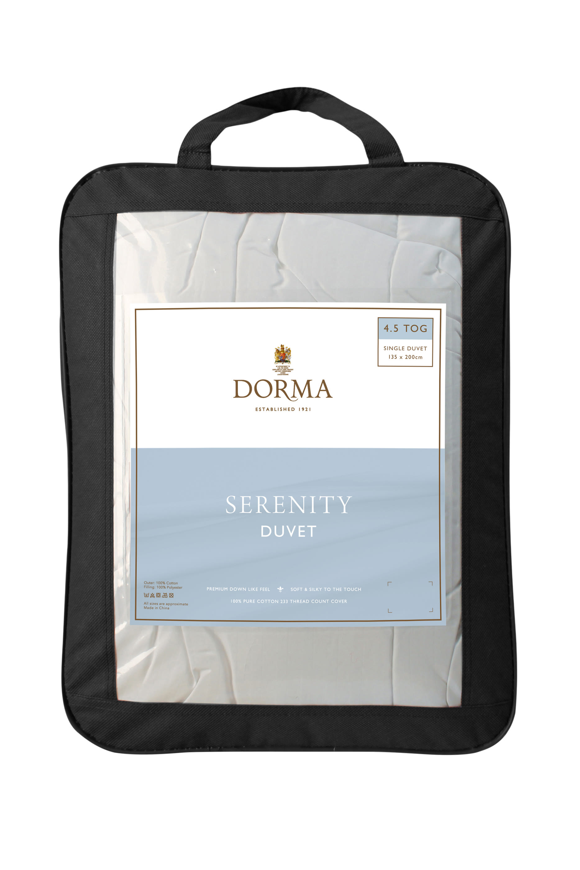 Serenity Soft Like Down 10.5 Tog Duvet