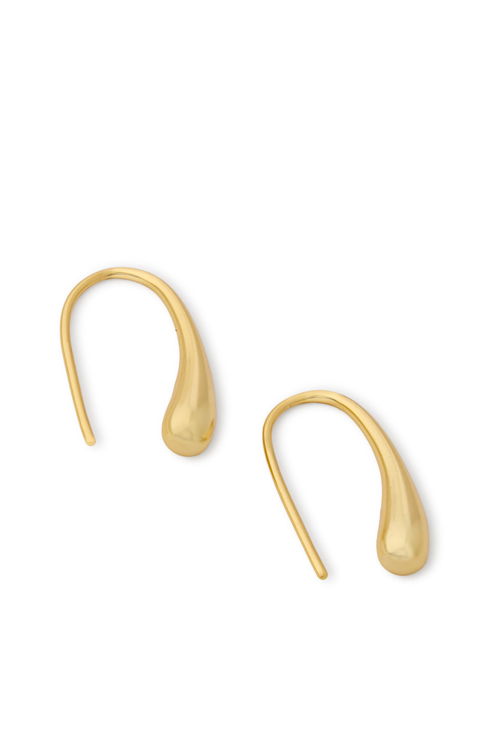 Mia French Hook Earrings, 14K Gold-Plated Brass