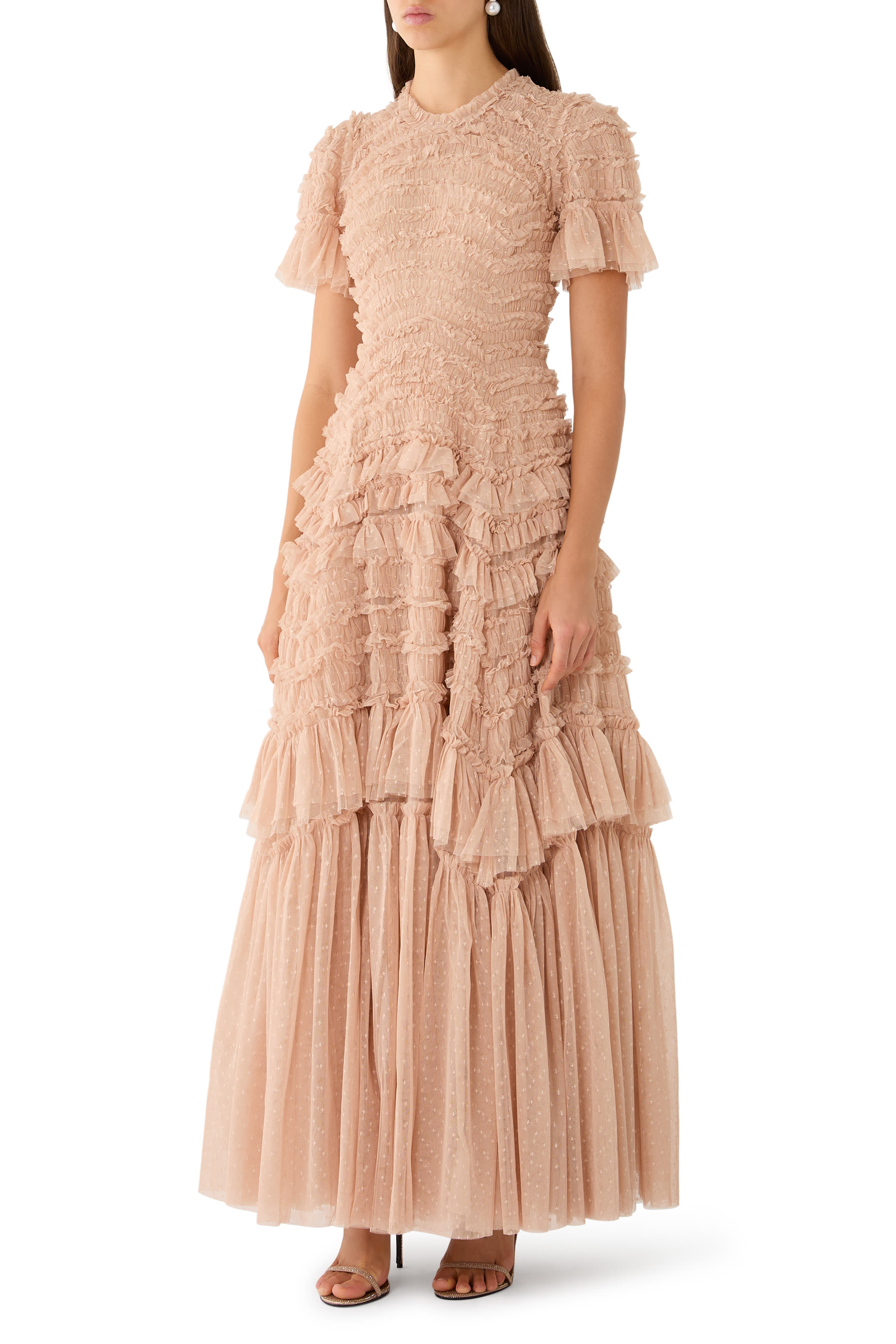 Valentine Ruffle Gown