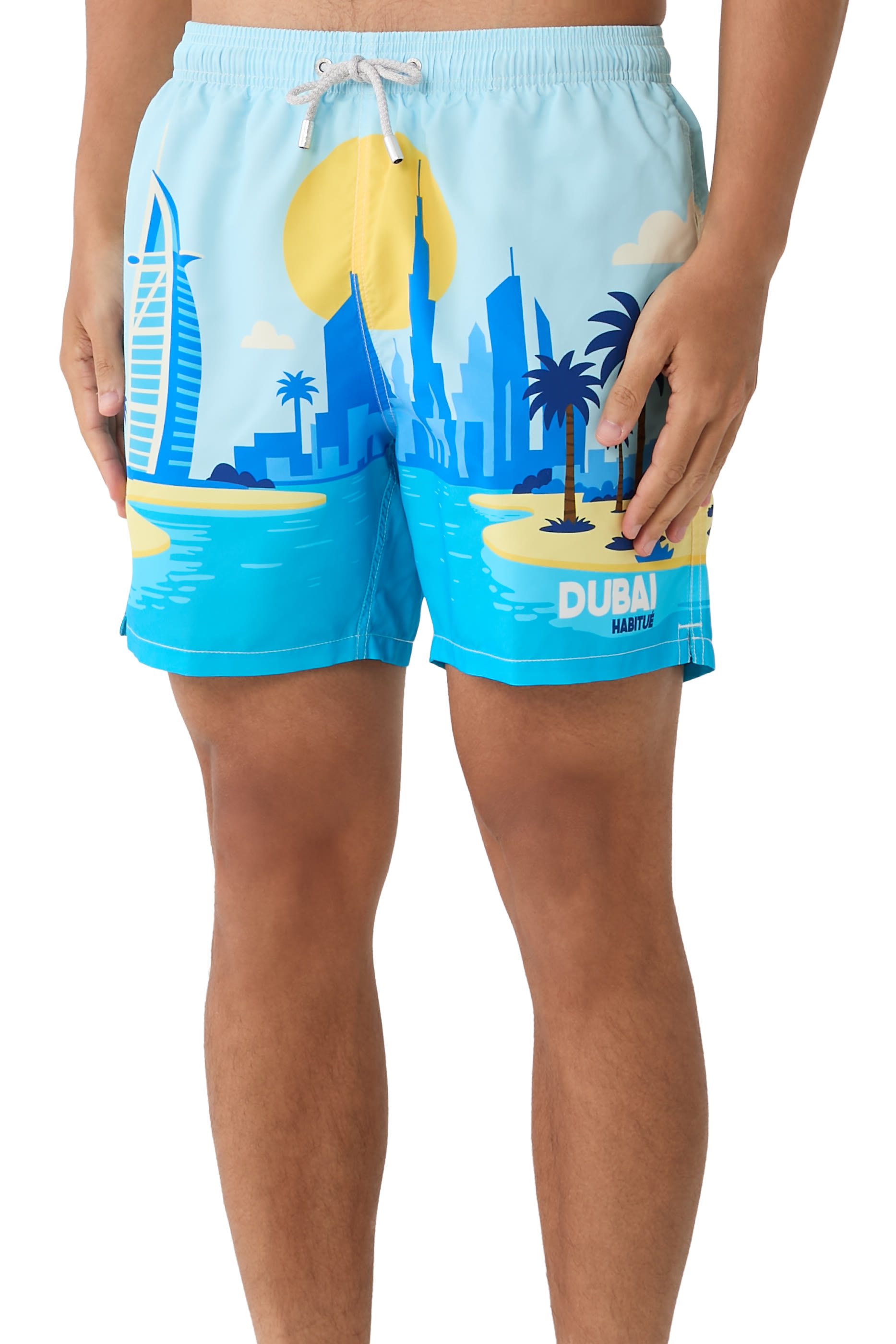 Gustavia Mid-length Swim Shorts