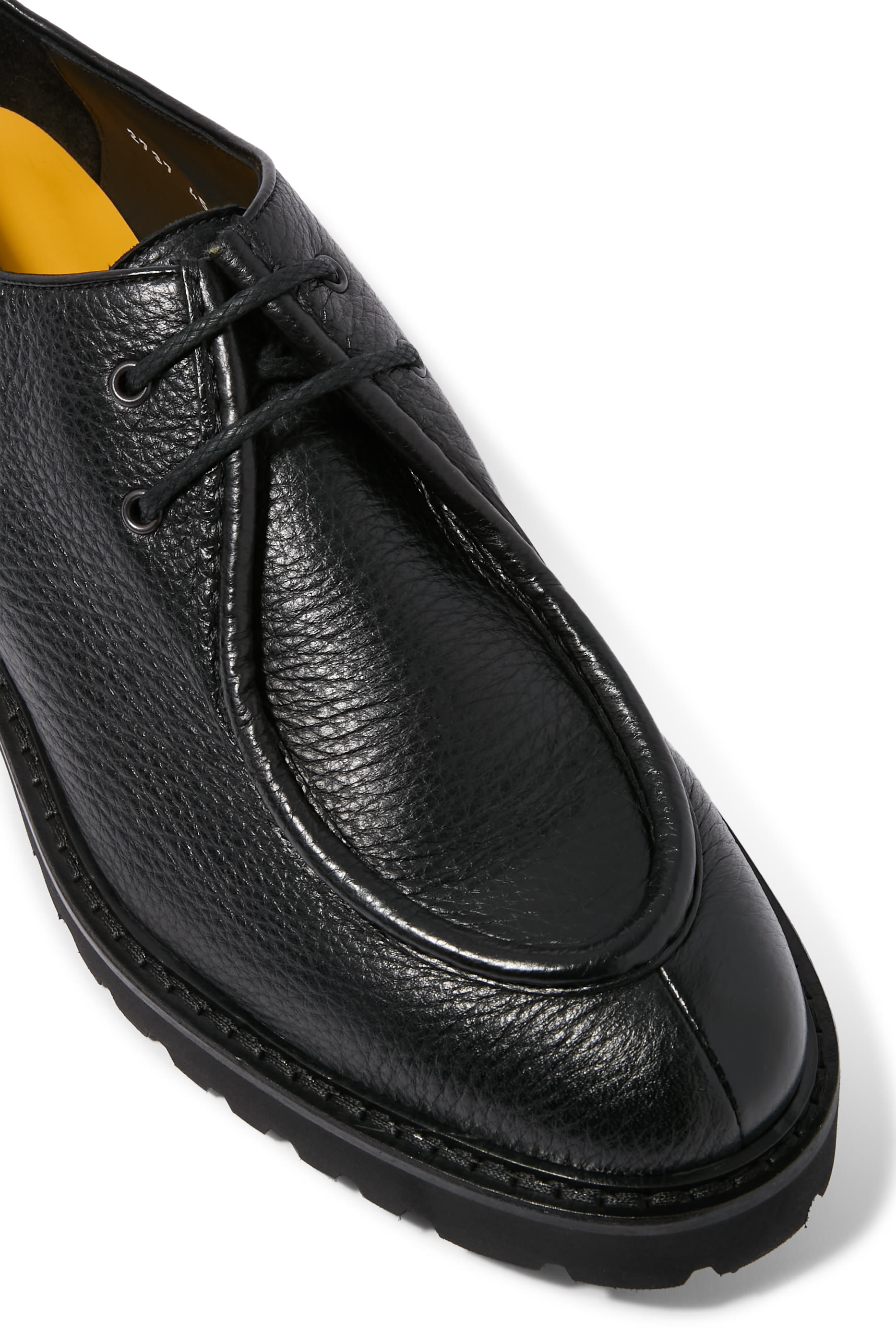 Two-Hole Leather Lace-Up Shoes