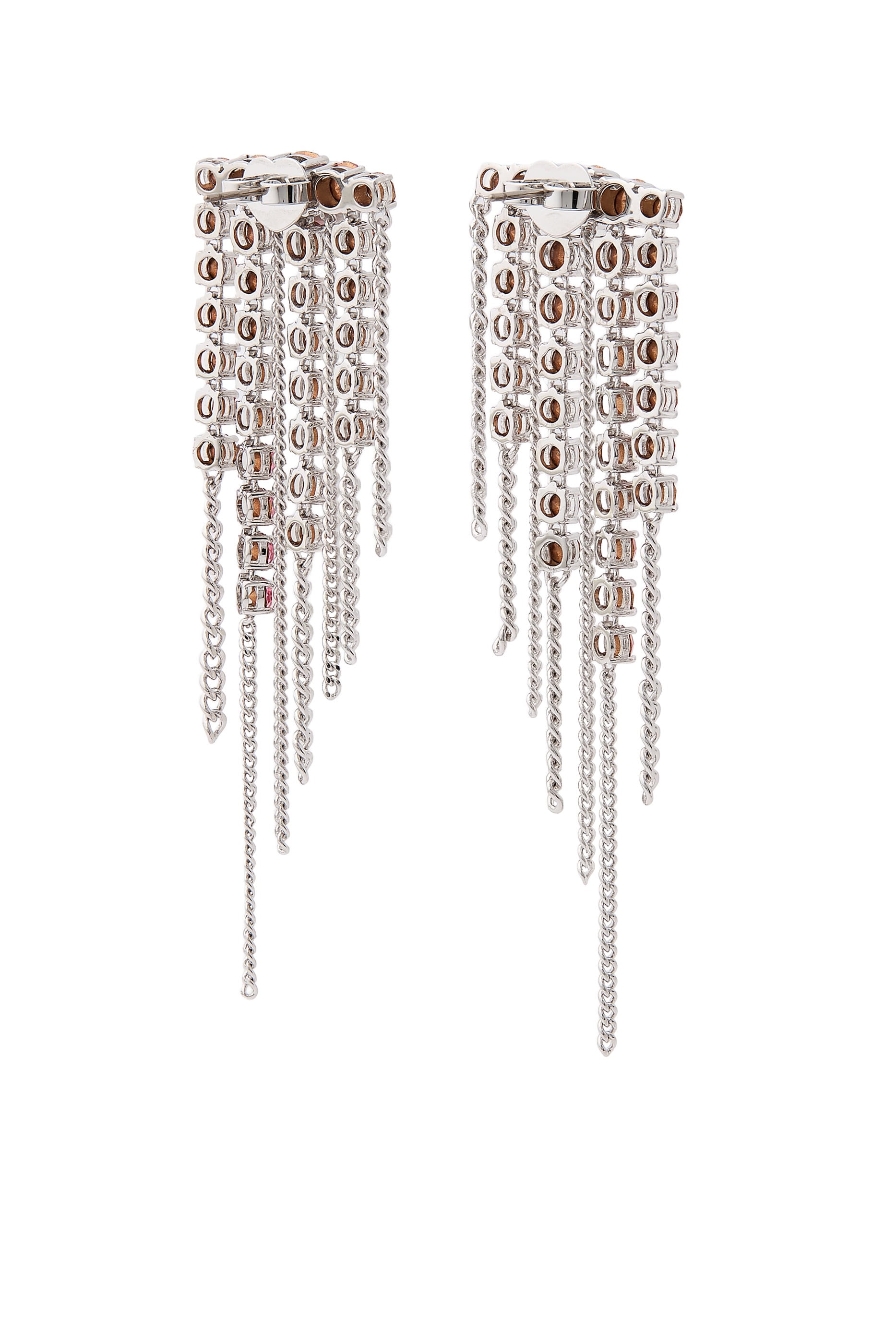 Statement Fringe Earrings, Crystals
