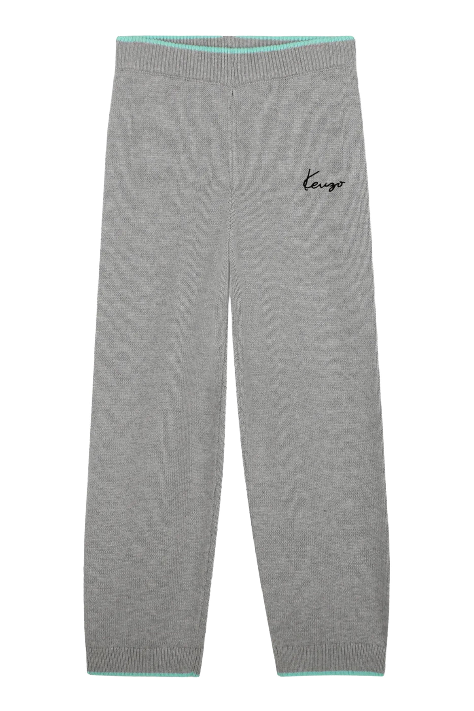 Kids Logo-Embroidered Knitted Trousers