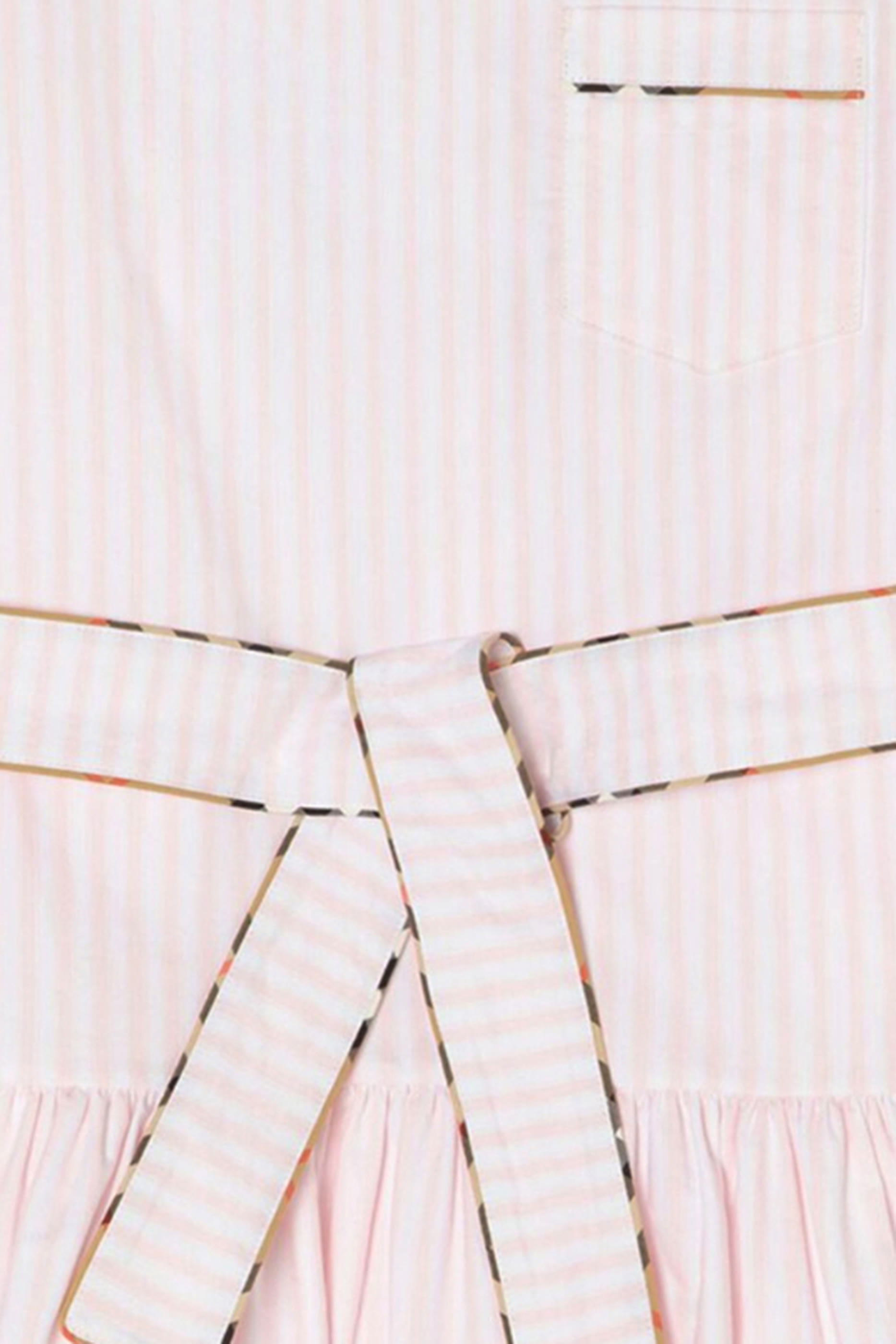 Kids Long Sleeves Check Oxford Dress