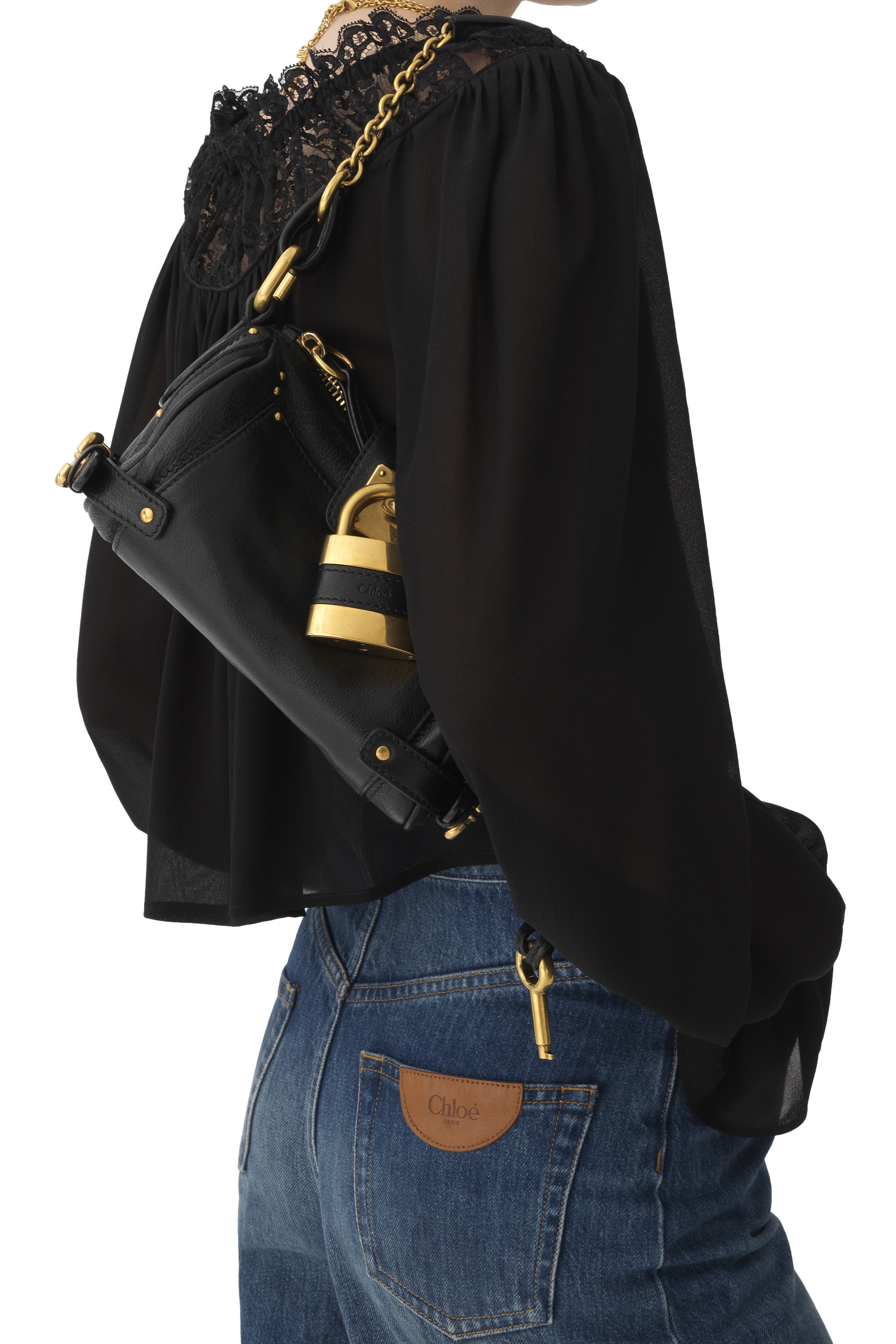 Small Paddington Leather Chain Bag