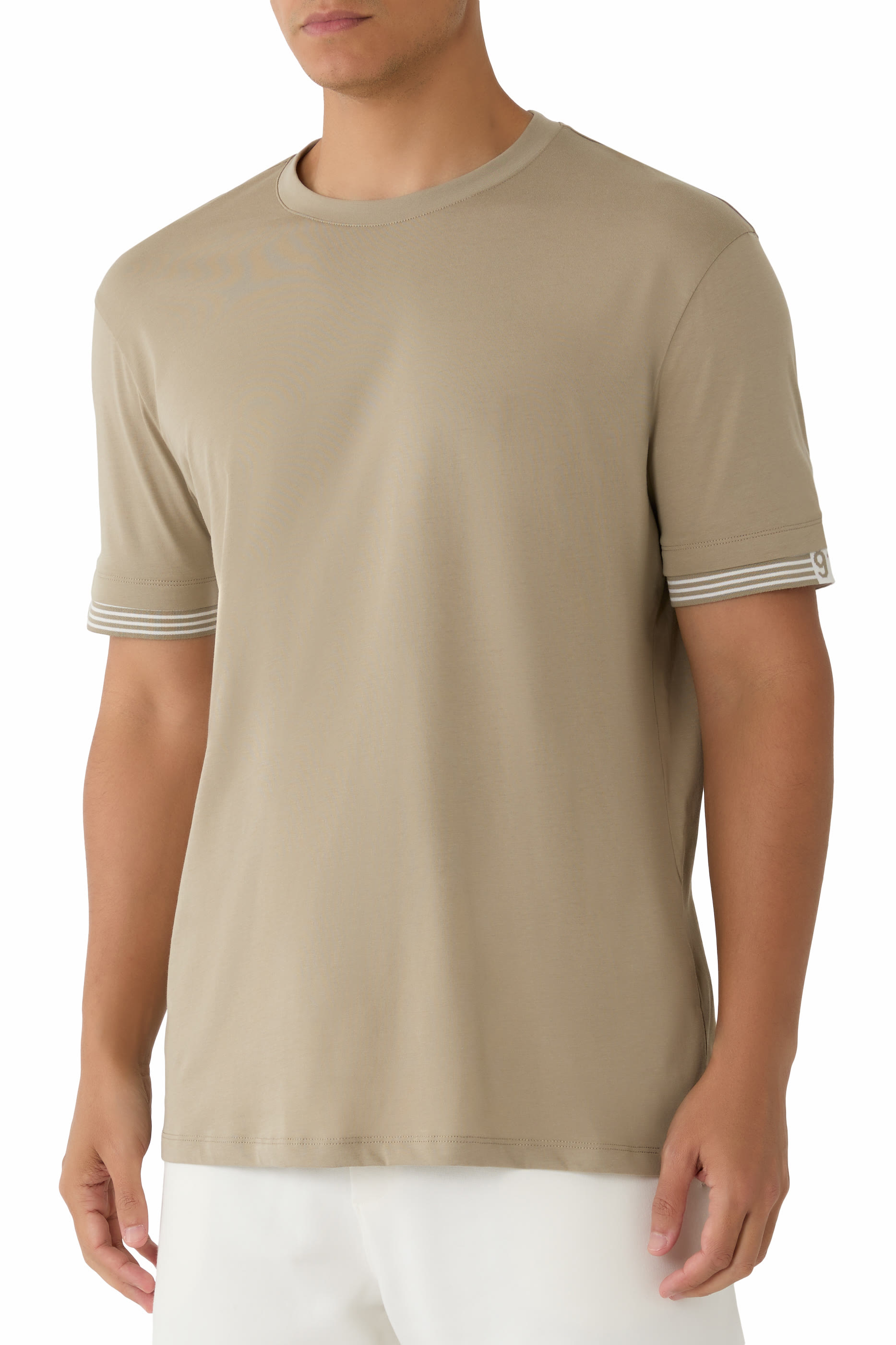 91 AX Logo Cotton-Jersey T-Shirt