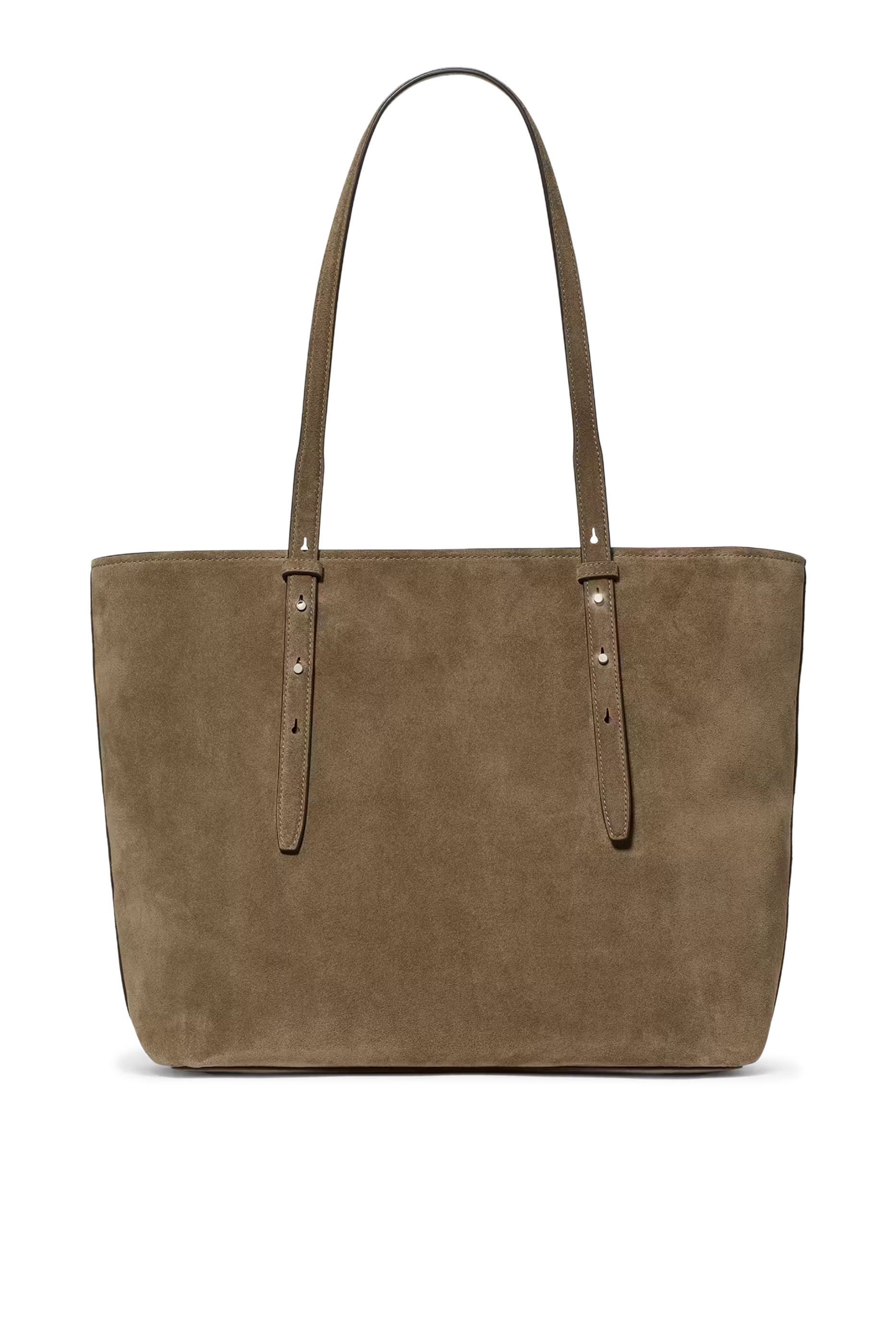 Do It All Suede Zip Tote Bag