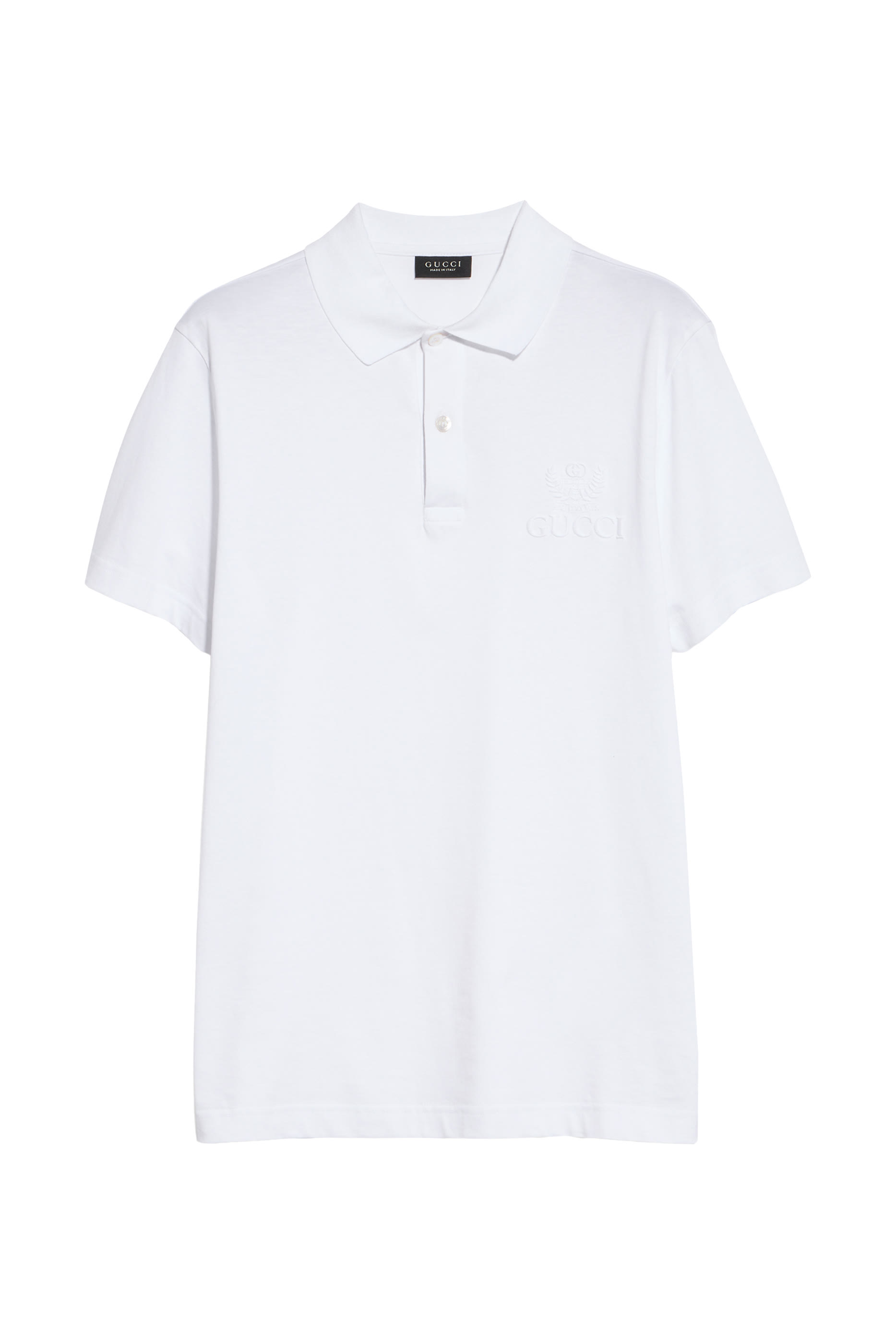 Cotton Jersey Polo Shirt with Embroidery
