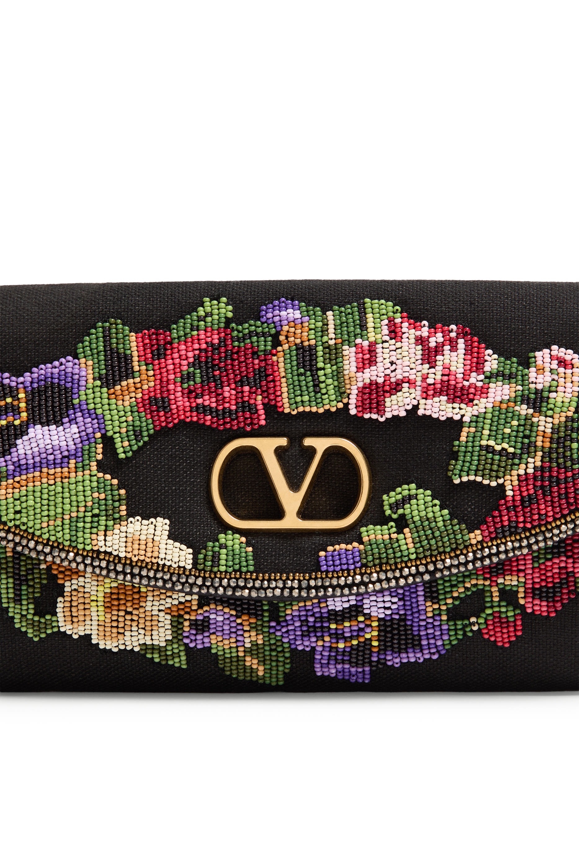DeVain Small Embroidered Shoulder Bag