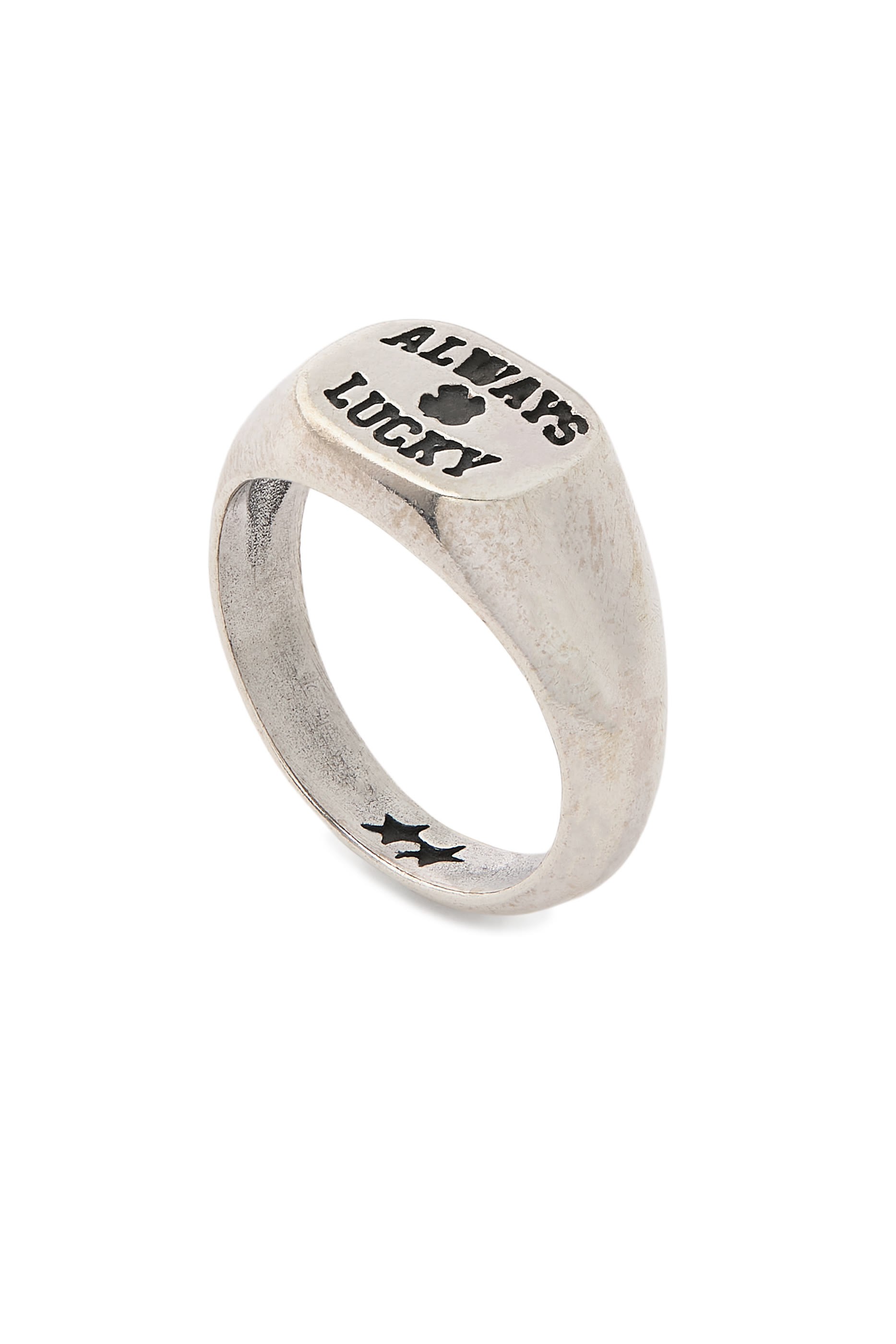 Always Lucky Signet, 925 Sterling Silver