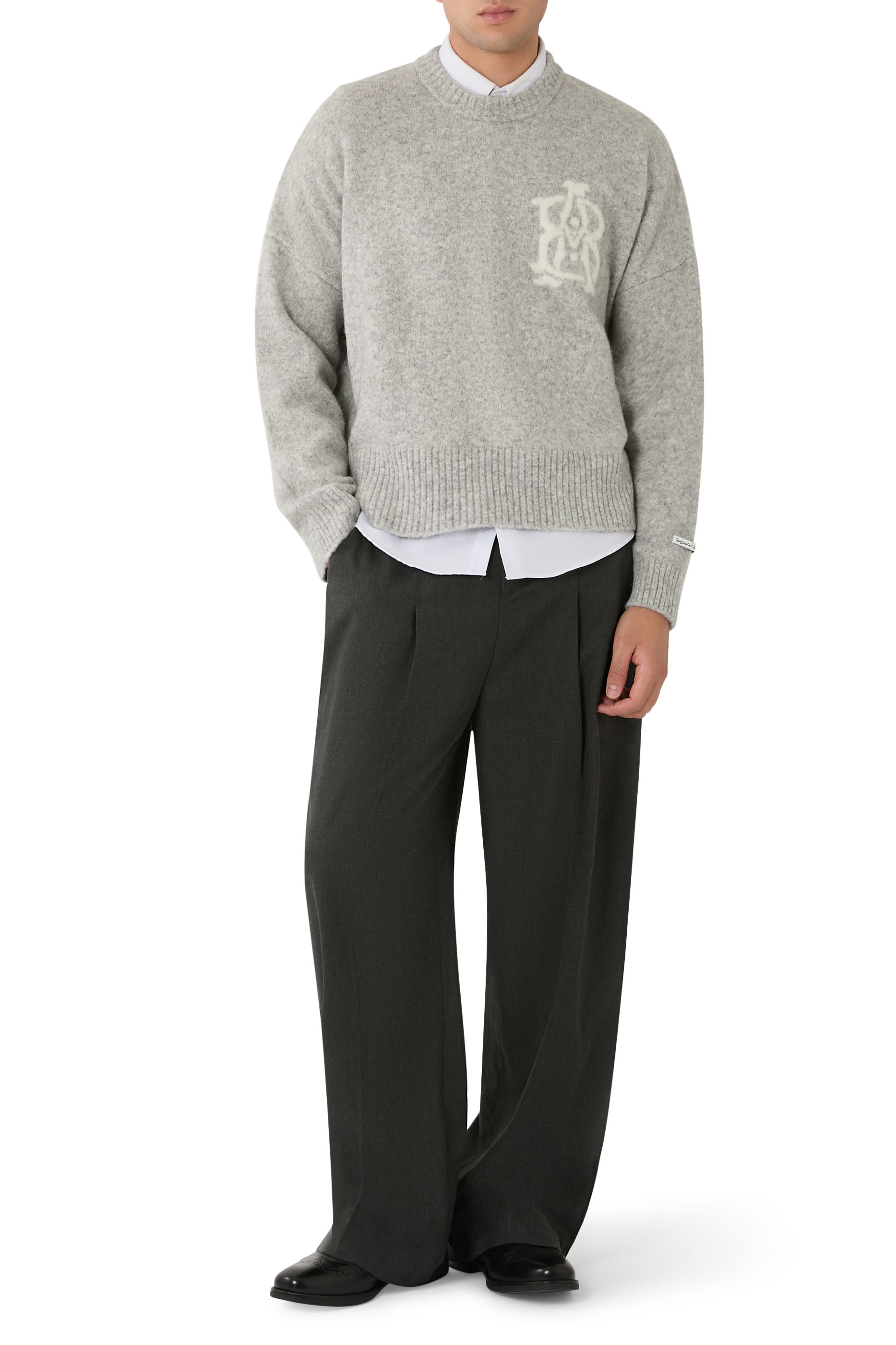 Tailored Wide-Leg Trousers