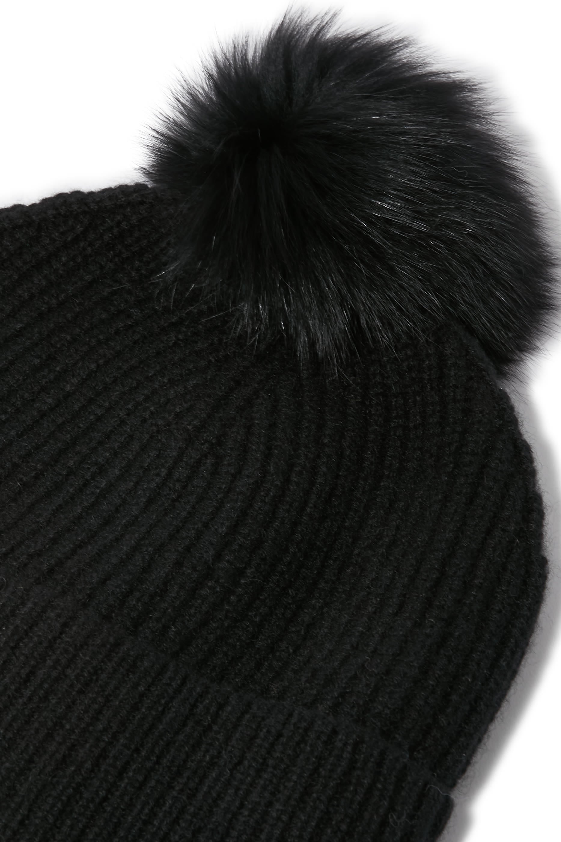Kids Pom-Pom Cashmere Beanie