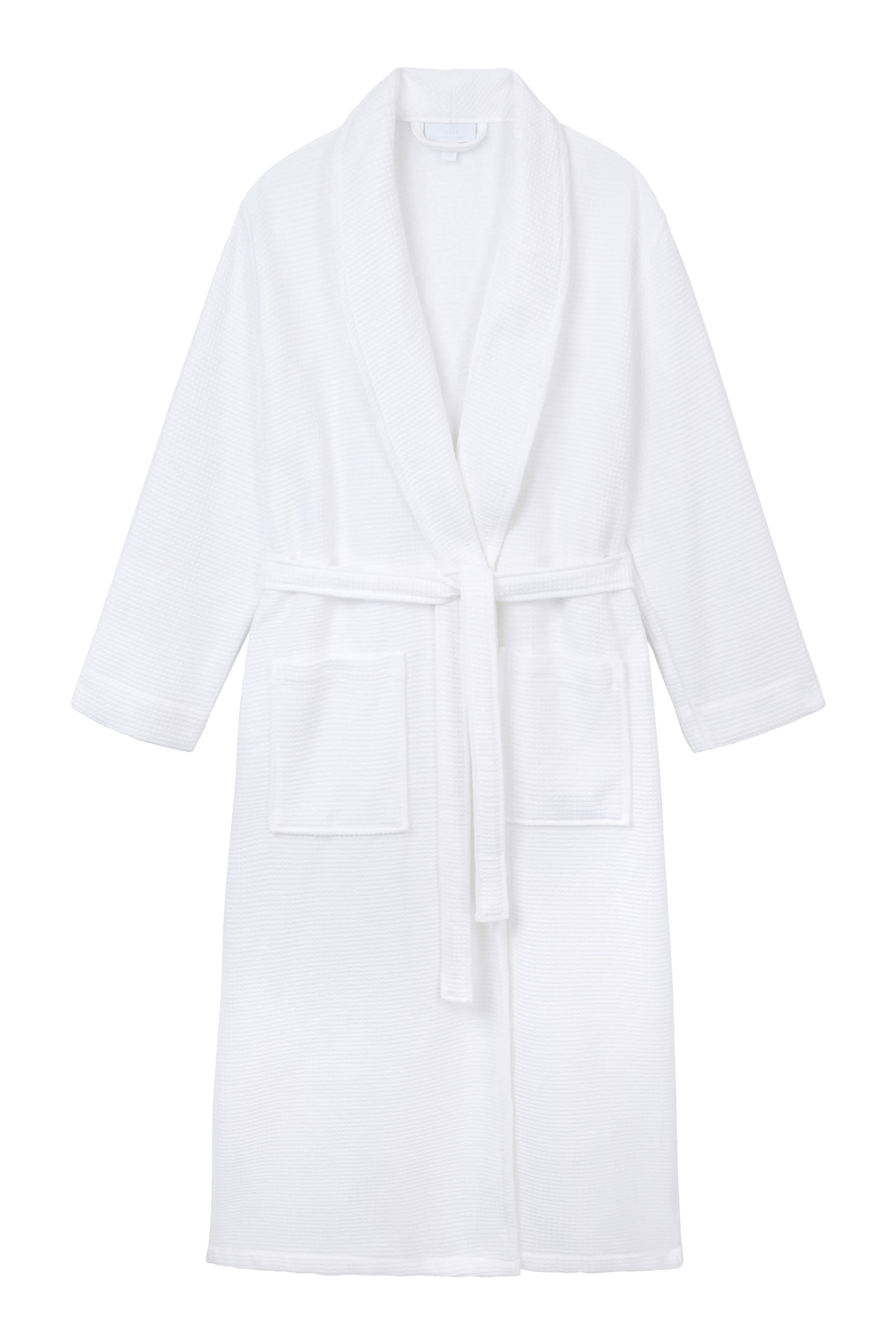 Unisex Organic Cotton Double Faced Waffle Robe