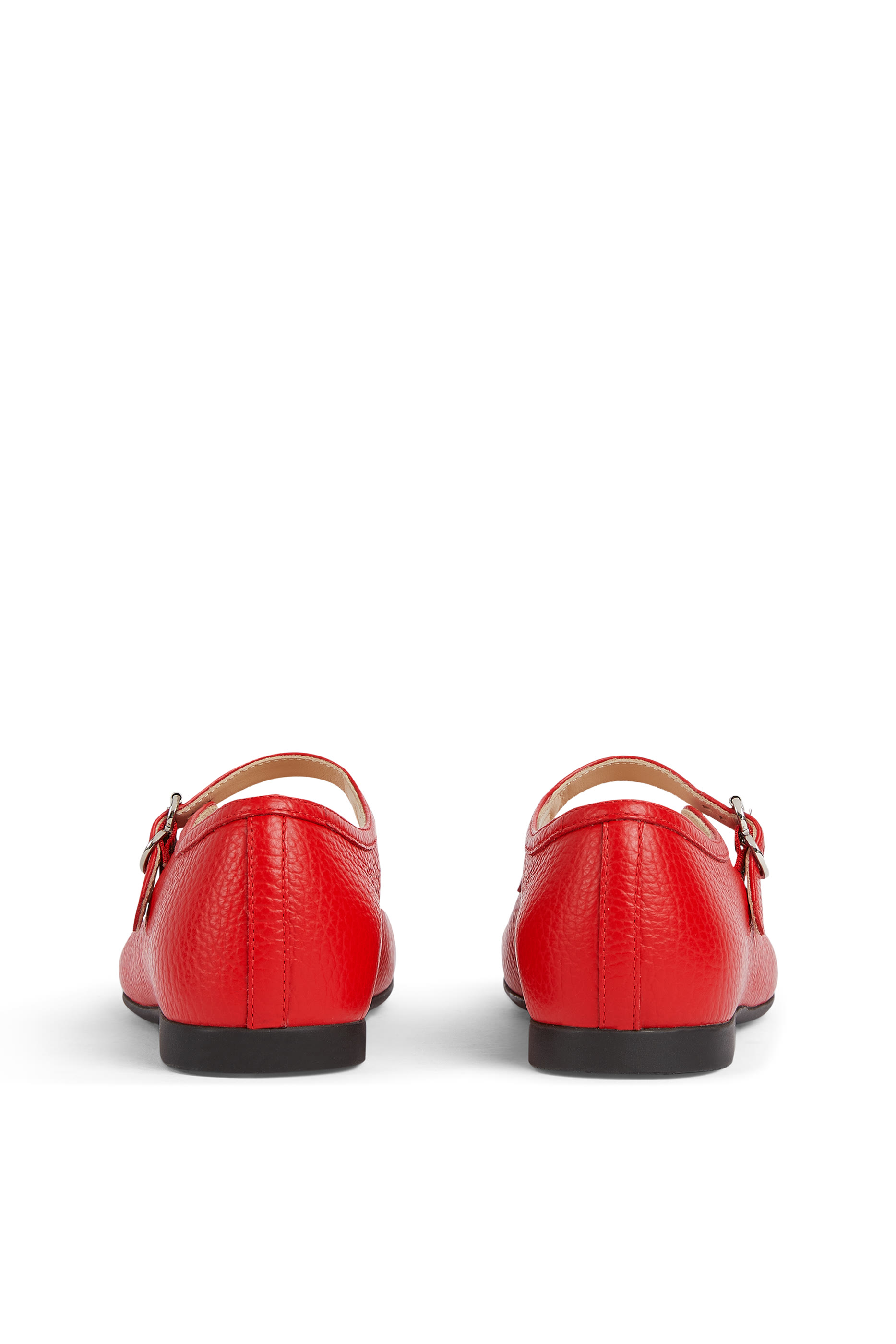 Kids Perforated Double G Detail Ballet Flats