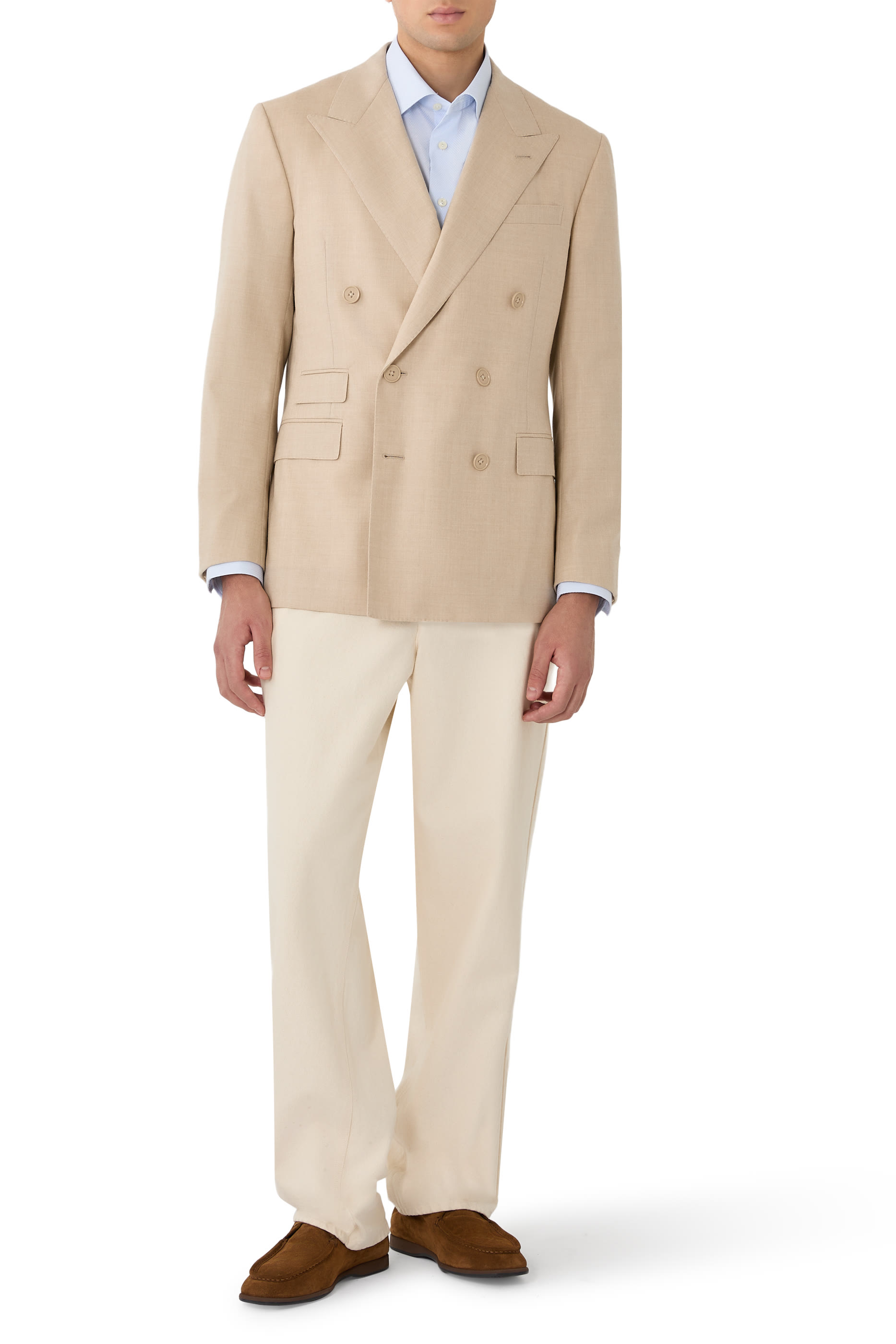 Kent Hand-Tailored Wool Flannel Jacket 