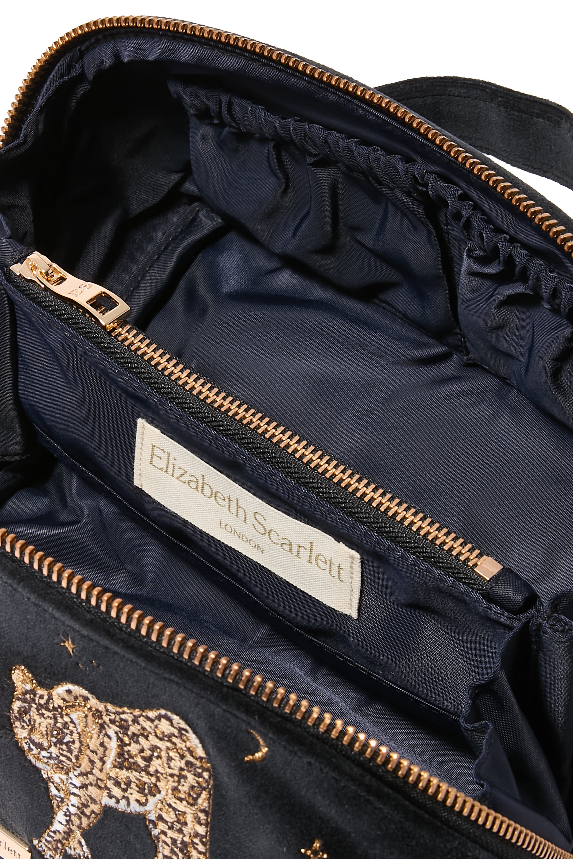 Celestial Leopard Open Flat Makeup Bag