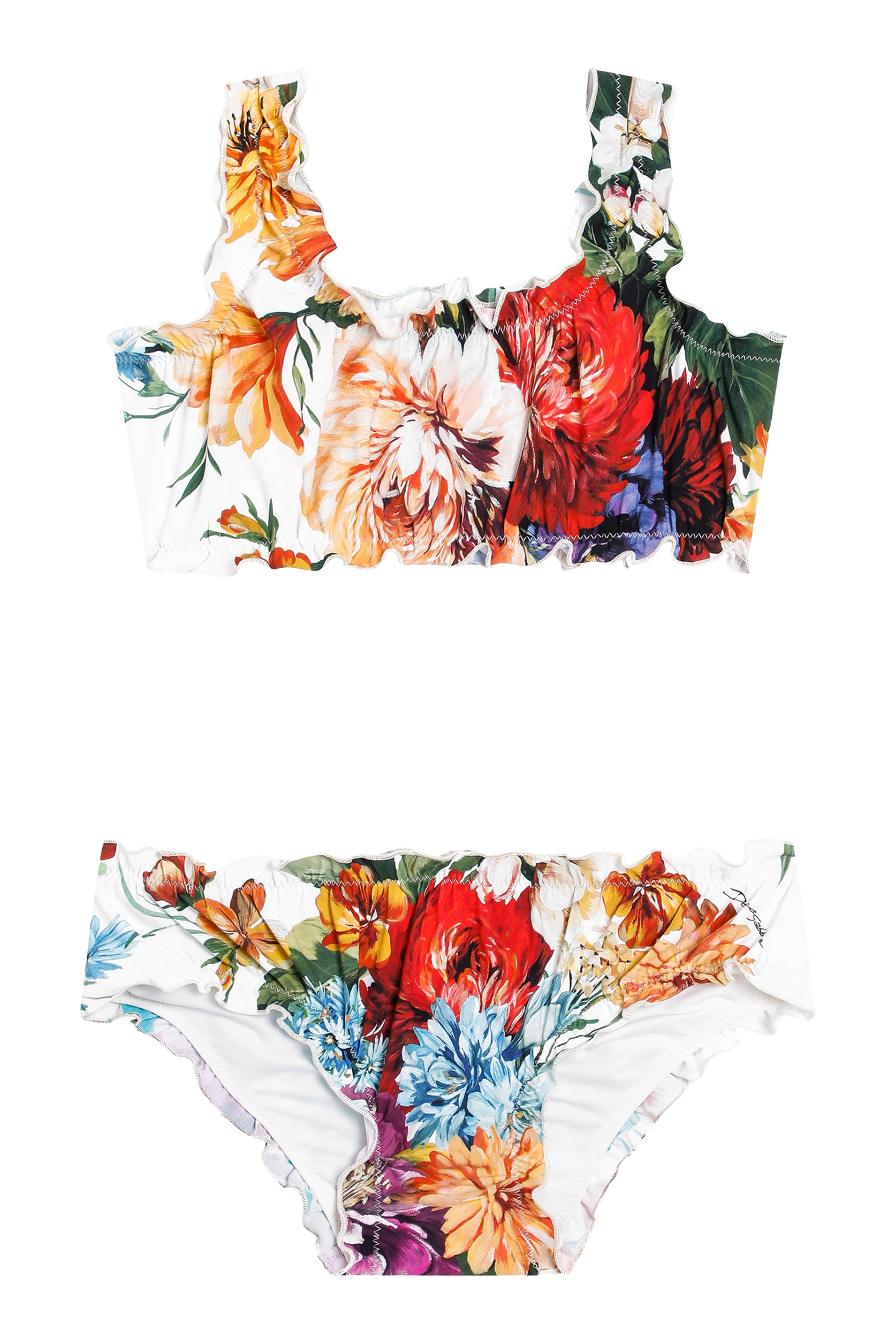 Kids Flower-Print Bikini