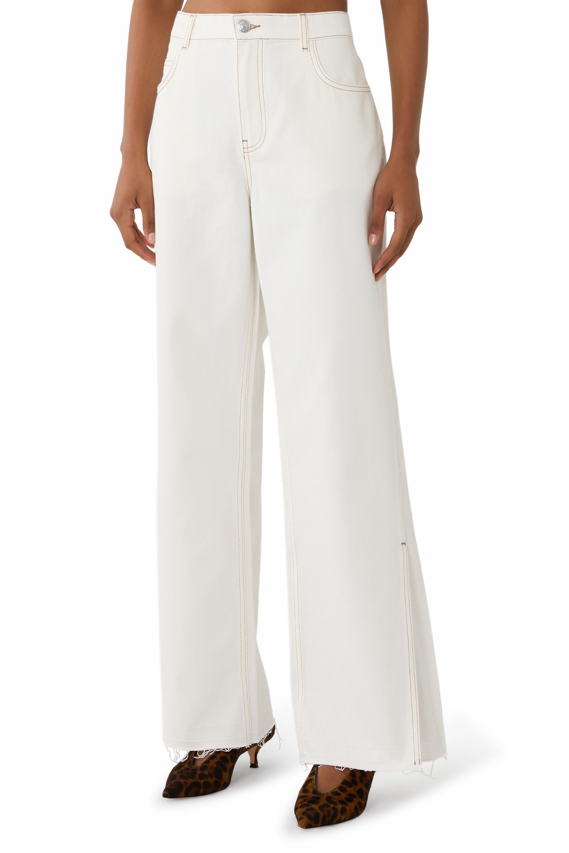 High-Rise Wide-Leg Pants 