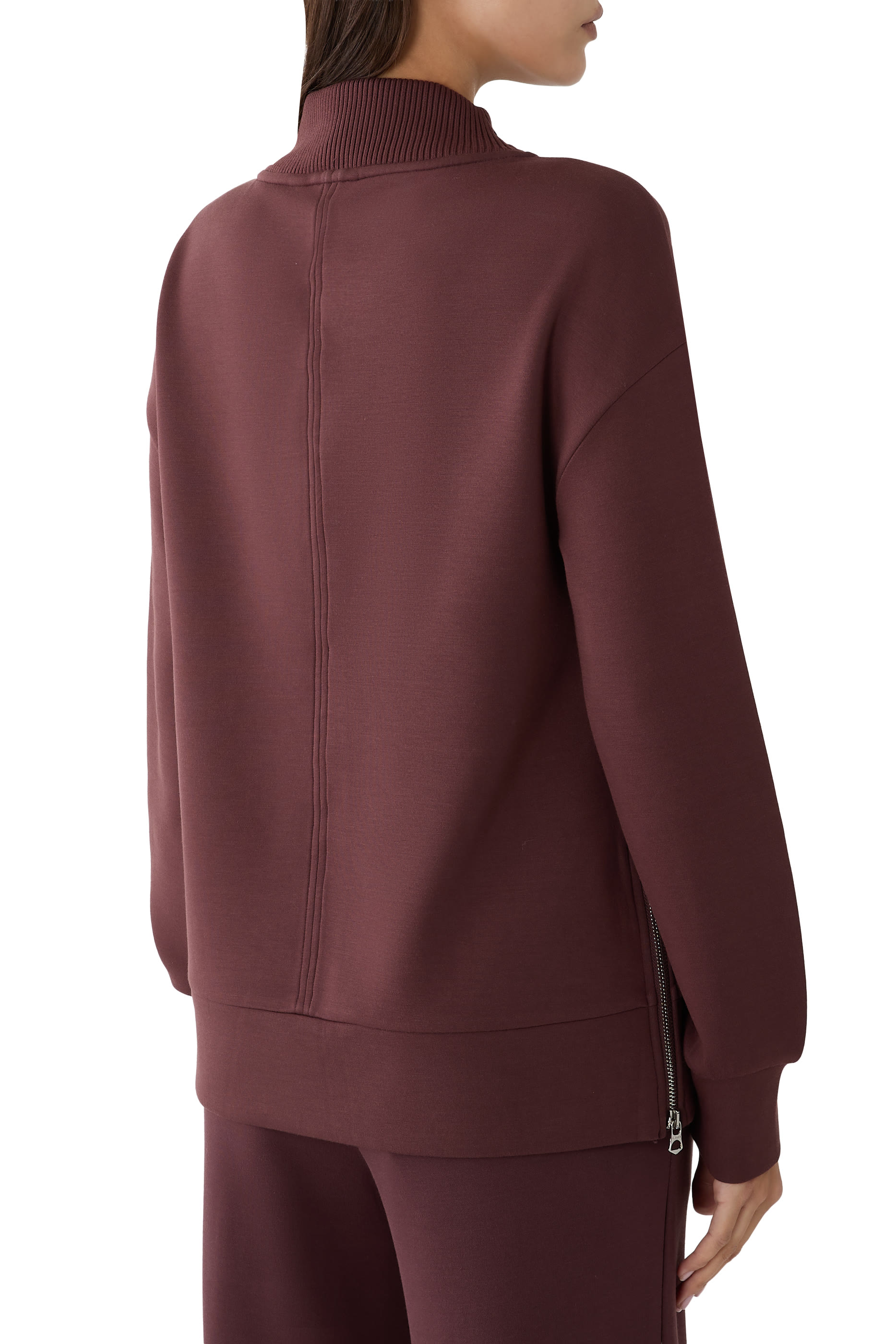 Novi Longline Mock Neck Sweater 