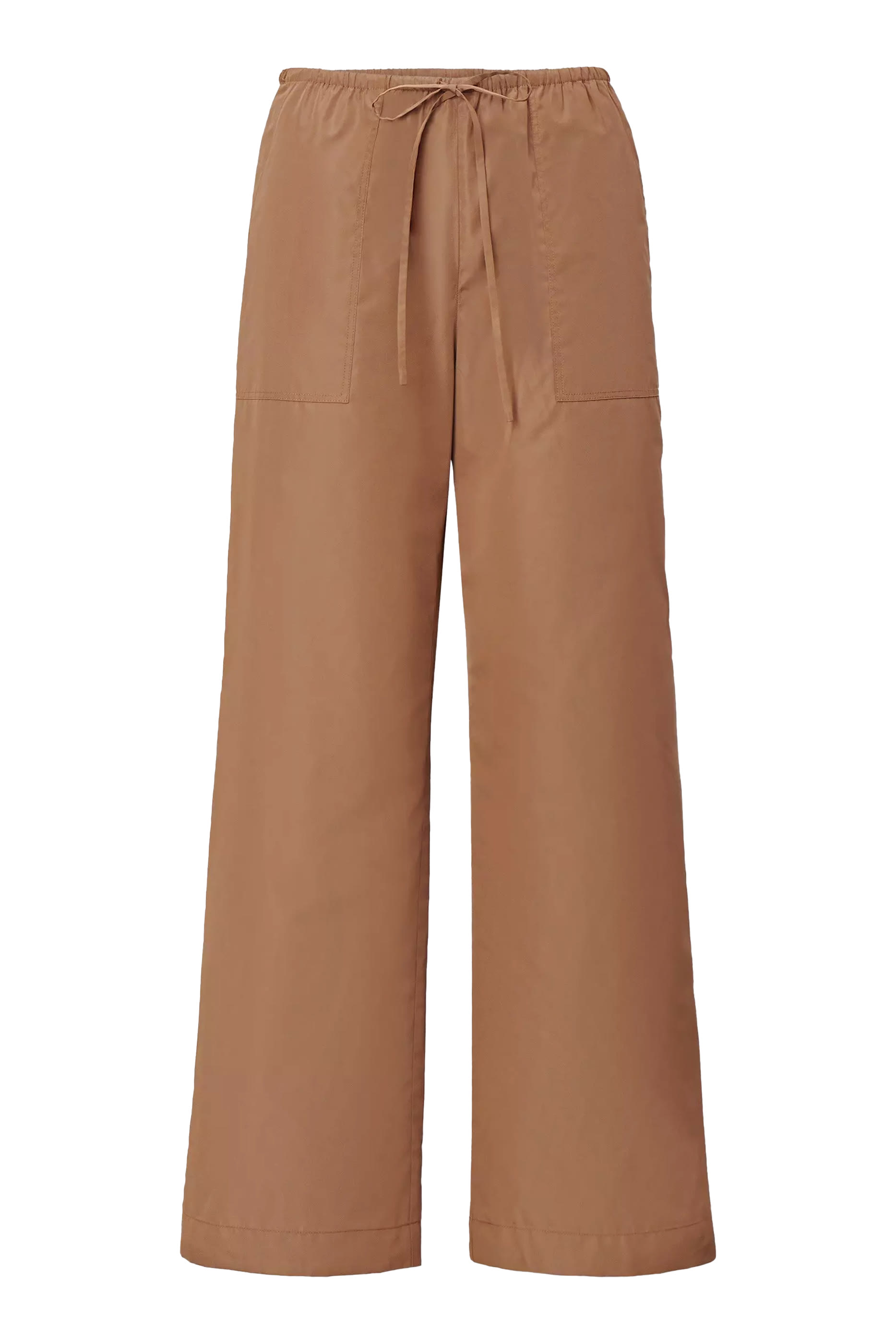 Claire Drawstring Hem Nylon Pants