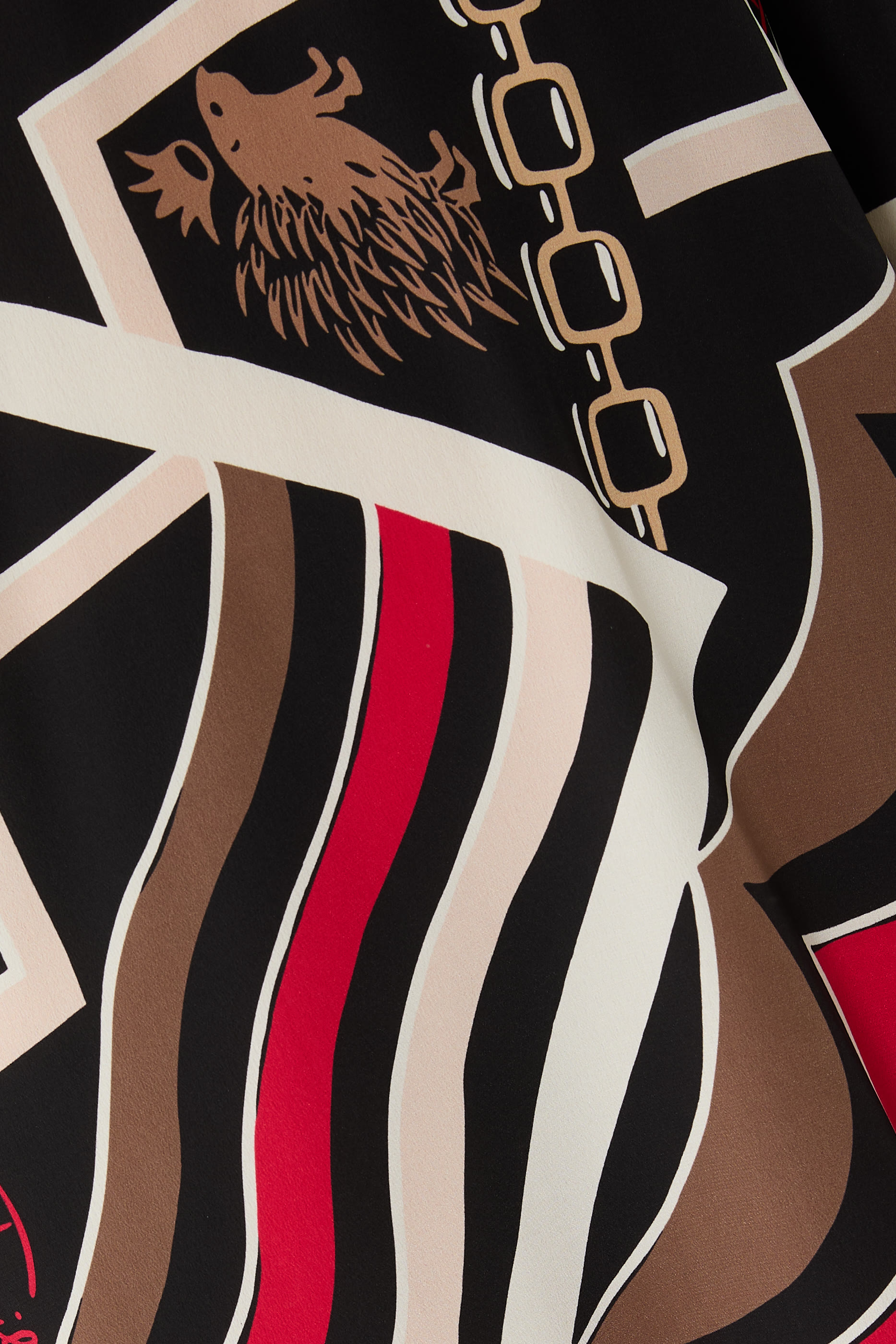 Istrice Print Long Kaftan