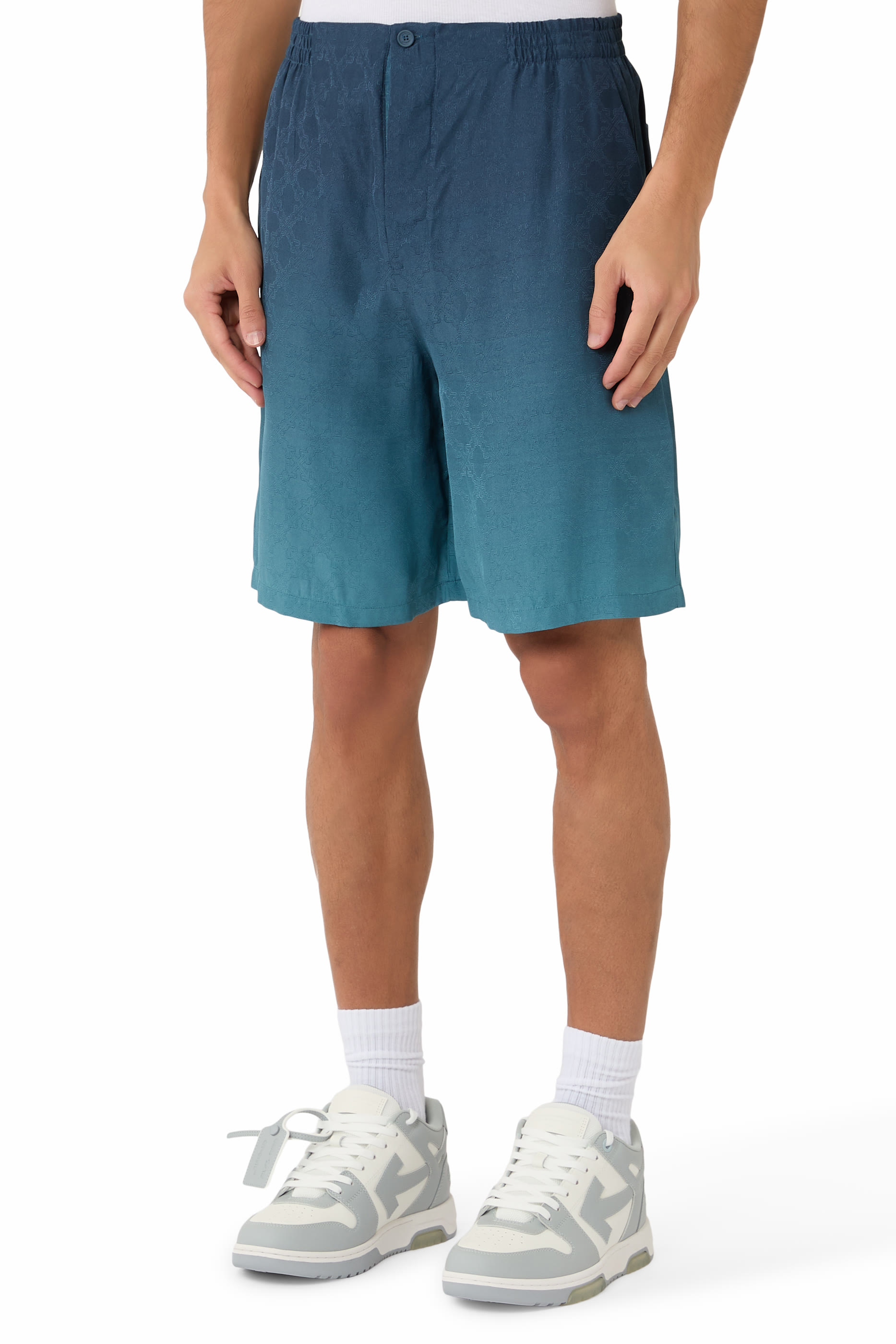 Arrow Monogram Jacquard Bowling Shorts