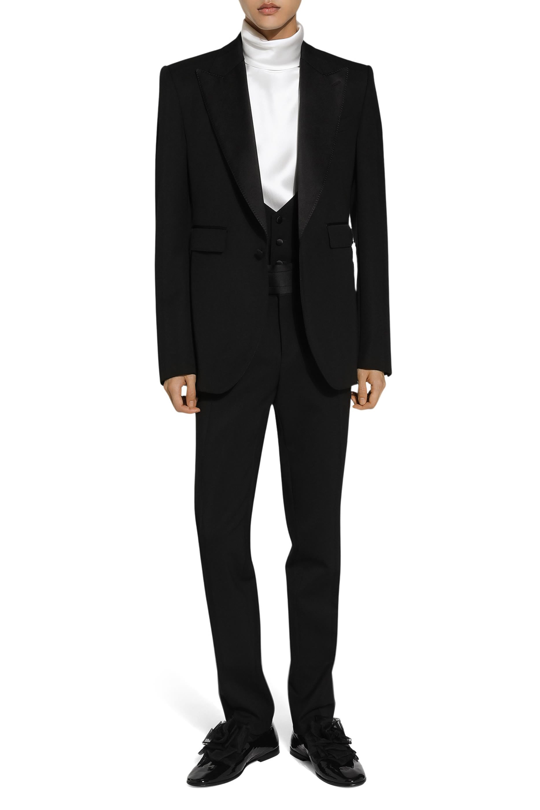 Loose Silk Turtleneck with Shirt Cuffs