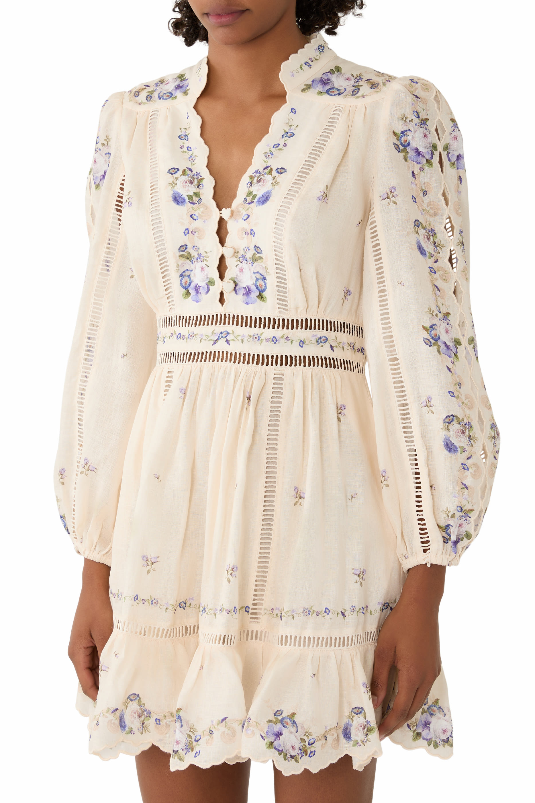 Patience Plunge Mini Dress