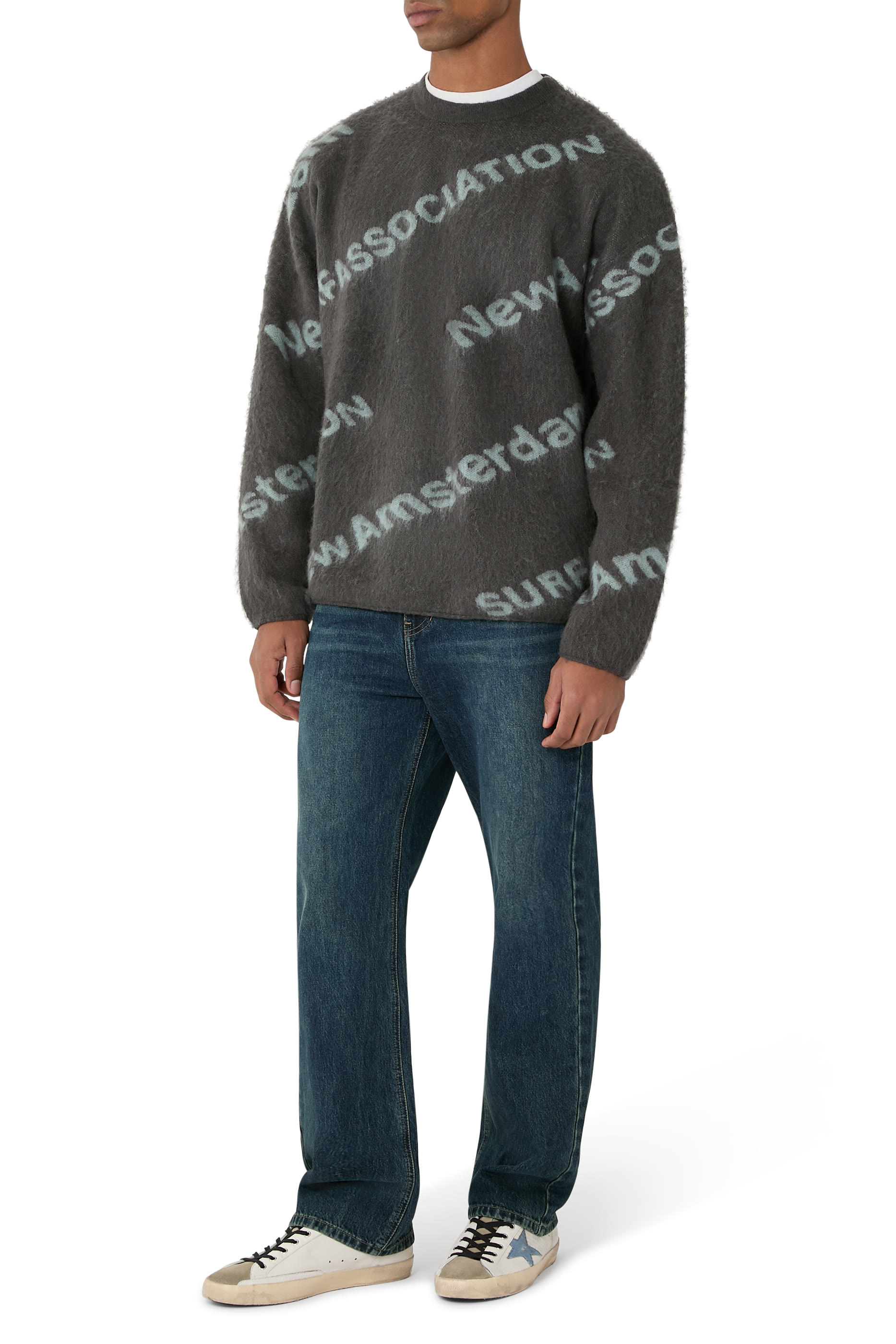 Men&rsquo;s Super-Star Nappa Leather Sneakers