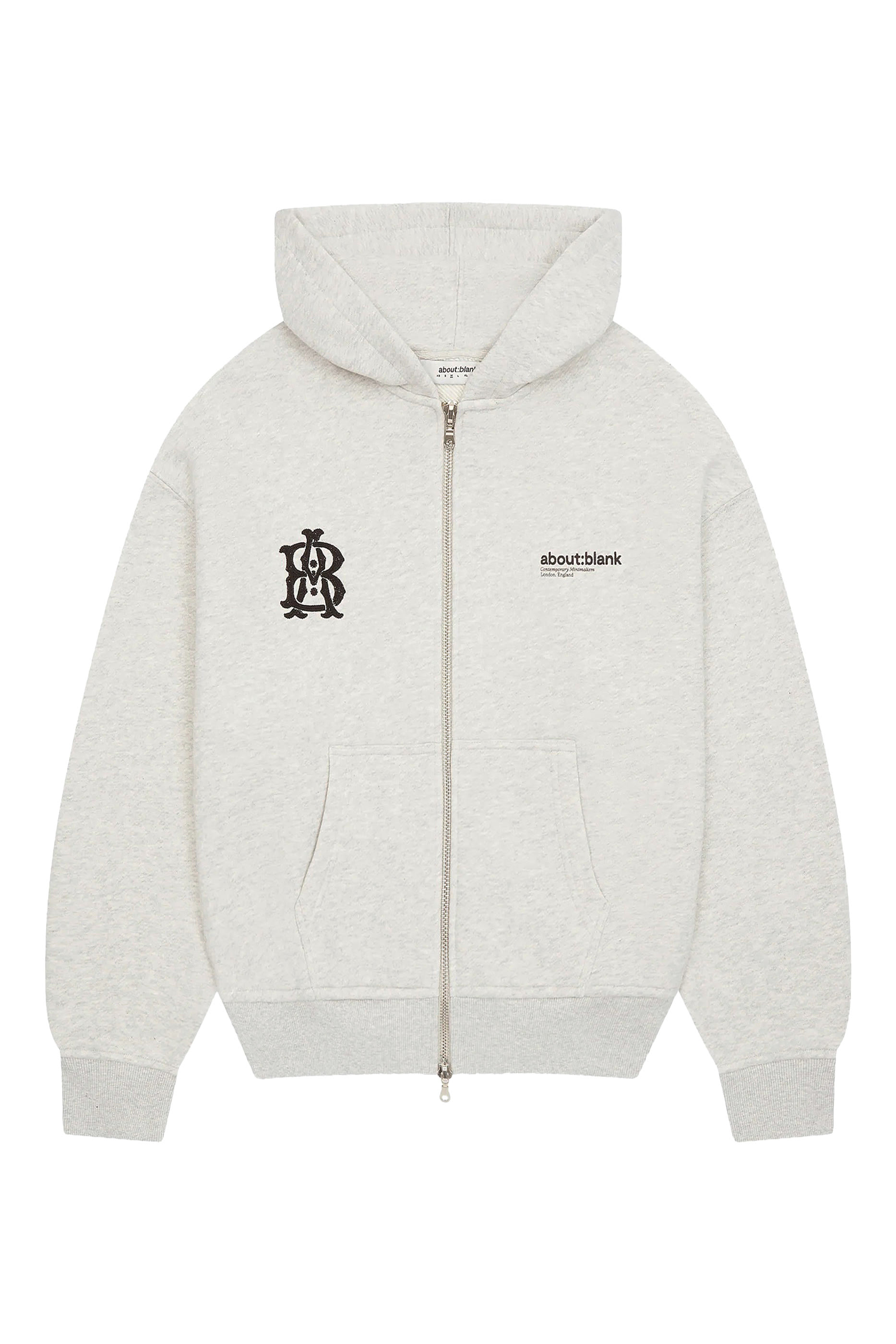 Dual Logo Zip Hoodie