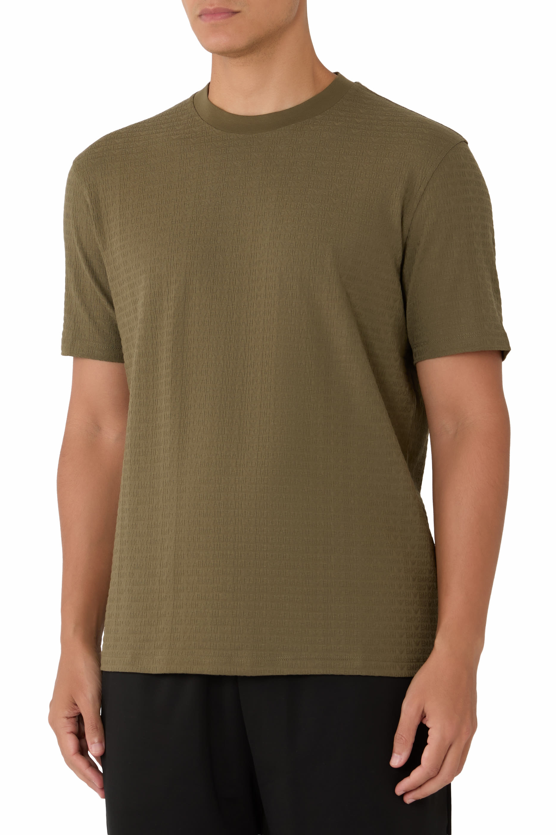 Micro EA Text Logo T-Shirt