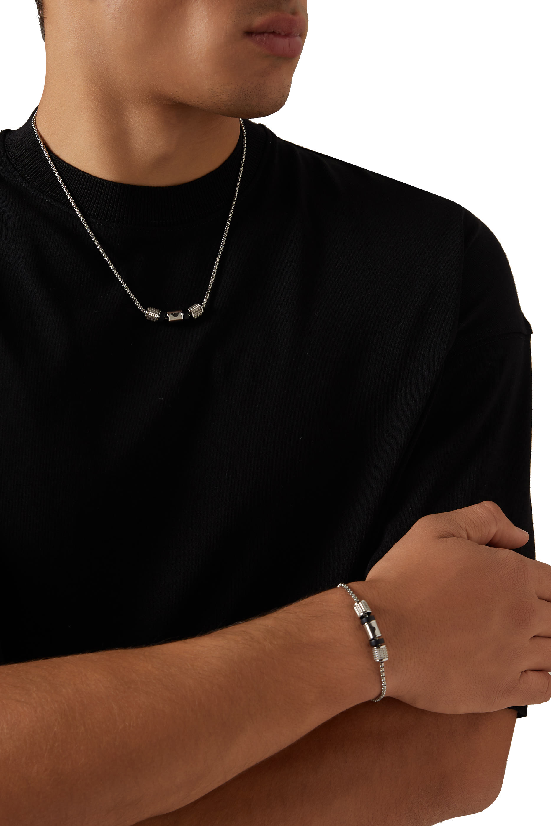 Onyx Rondelle Necklace